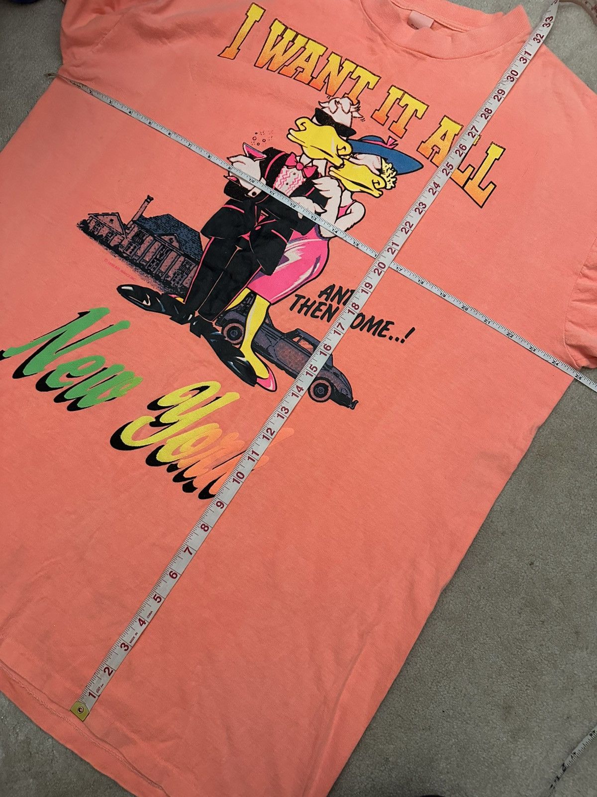 Disney Vintage 90s New York I Want It All Novelty Graphic Tee XXL Size US XXL / EU 58 / 5 - 13 Thumbnail