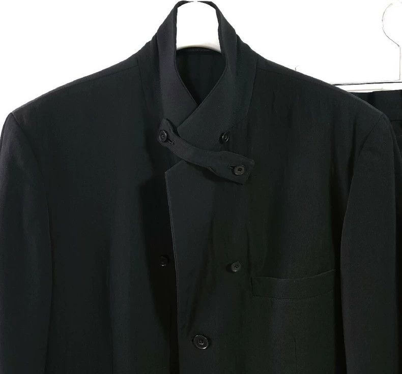 Yohji Yamamoto Yohji Yamamoto size 2 2000ss Defective Wool Suit Size 36R - 4 Thumbnail