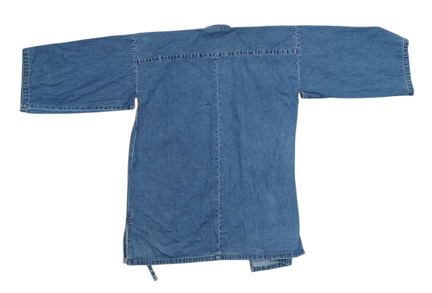 Japanese Brand Vintage Kimono Denim Japan Indigo Sashiko Kendo Traditional Size US L / EU 52-54 / 3 - 2 Thumbnail