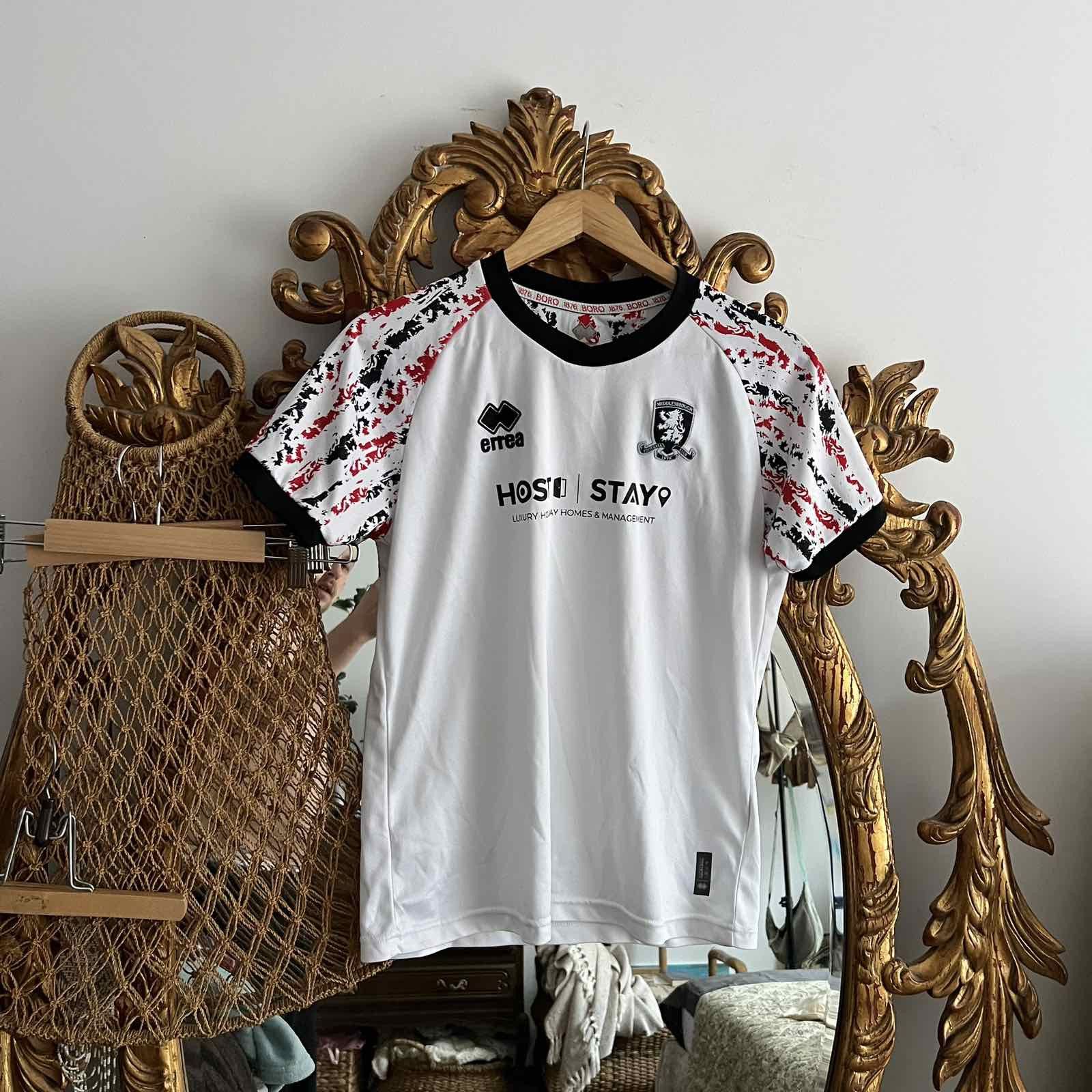 Errea Errea FC Middlesbrough Soccer Jersey Football Shirt Sz XS Size US XS / EU 42 / 0 - 1 Thumbnail
