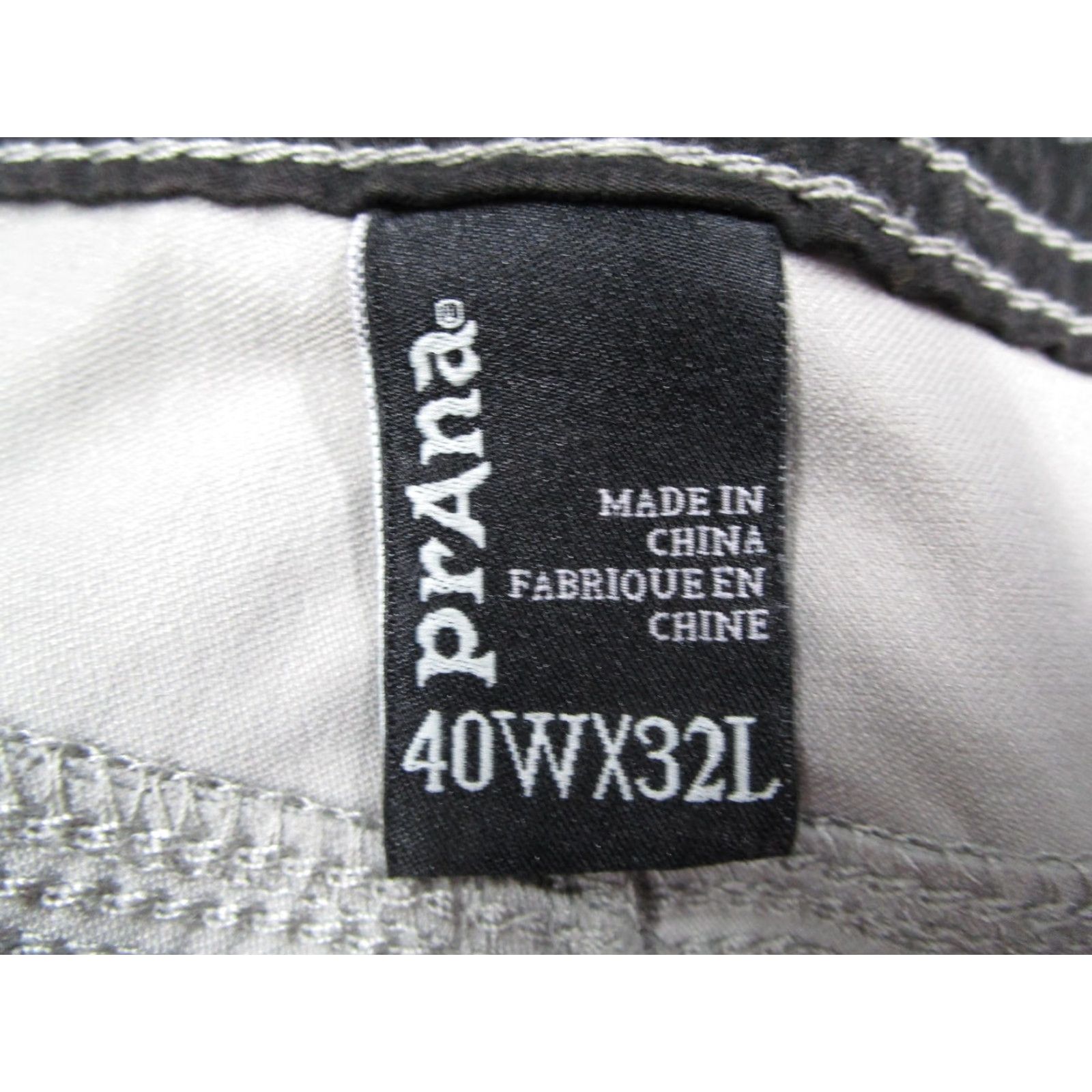 Prana prAna Pants Mens 40x31 Gray Zion Stretch Hiking Cargo Nylon Travel M4ST32116 Size US 40 / EU 56 - 3 Thumbnail