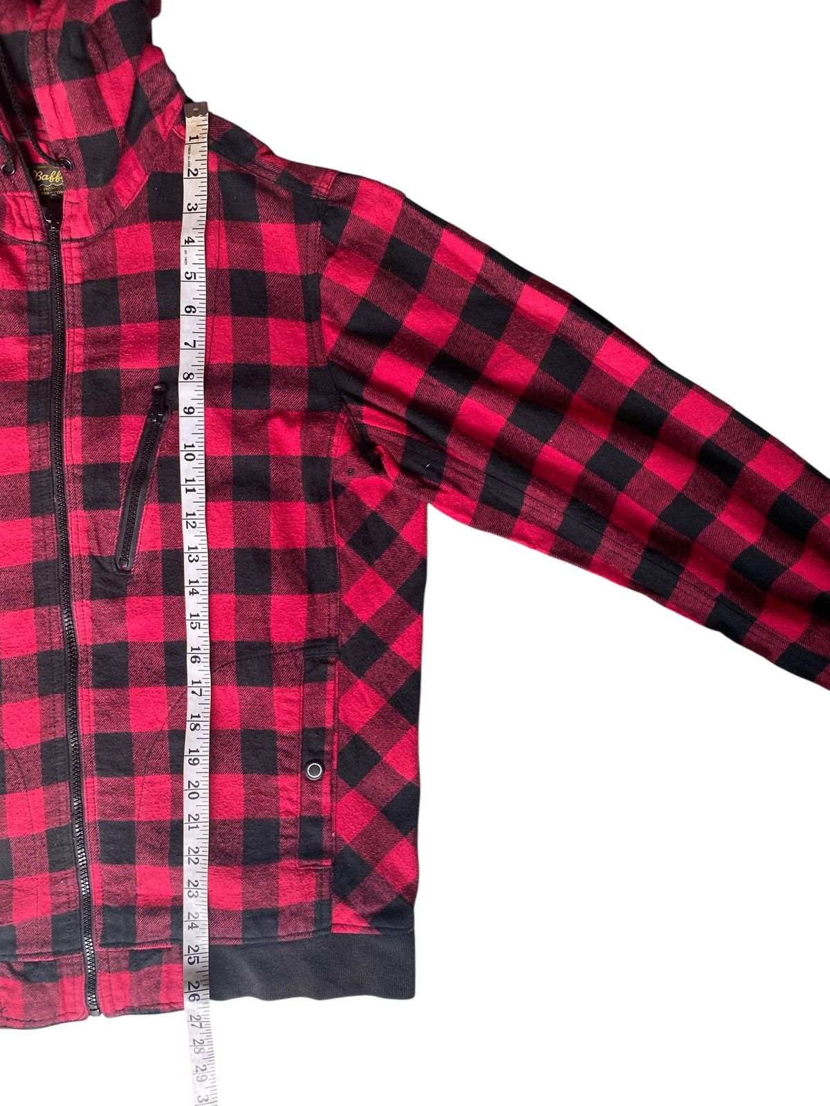 Japanese Brand Rare BAFFY Plaid Checkered Zipper Jacket Hoodie Size US L / EU 52-54 / 3 - 13 Thumbnail
