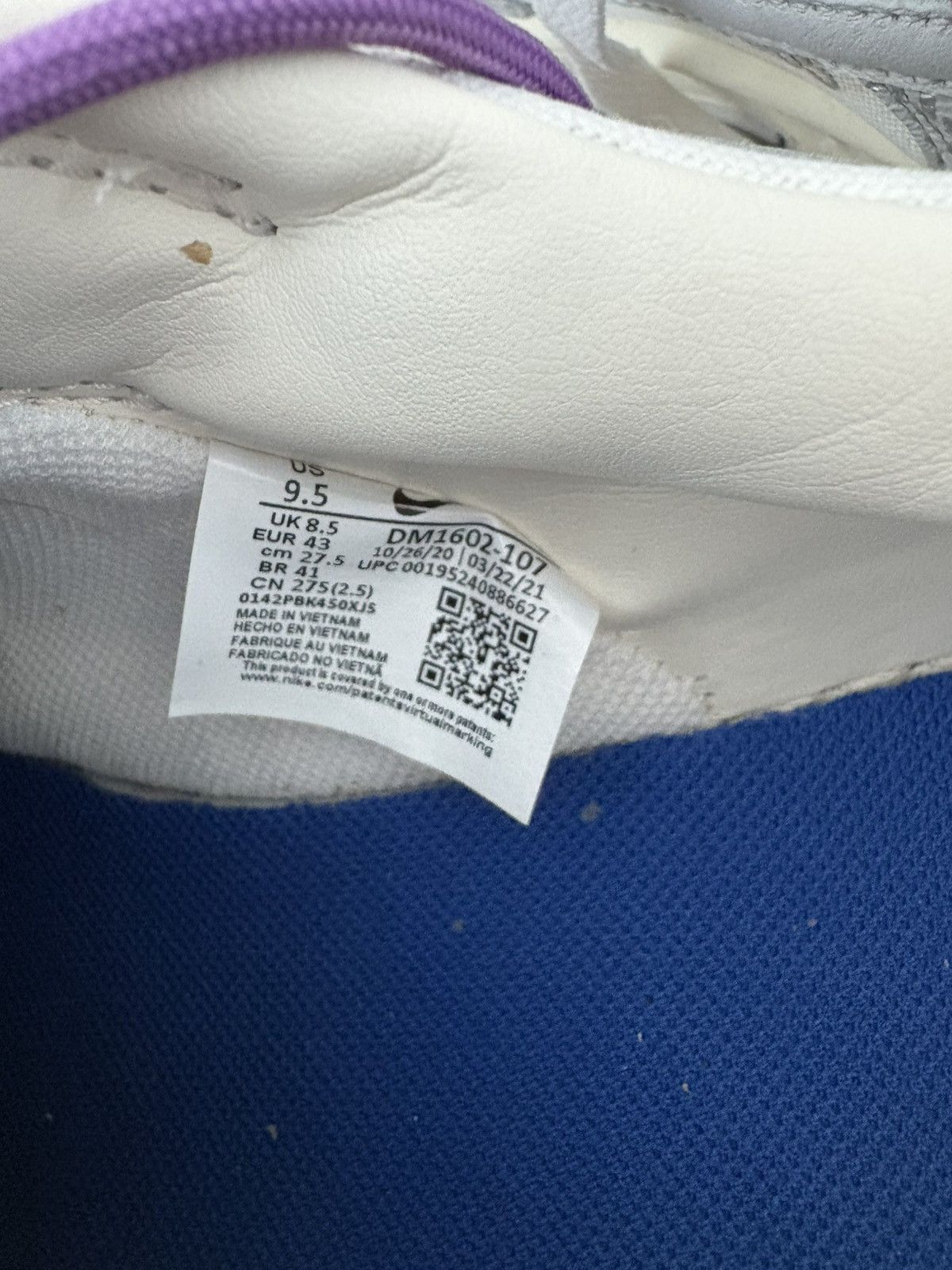 Off-White nike dunk low off white Size US 9.5 / EU 42-43 - 8 Thumbnail