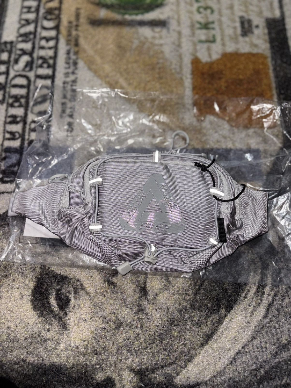 Palace Palace Cordura RE Crossbody Bag Ghost Gray Size ONE SIZE - 1 Thumbnail