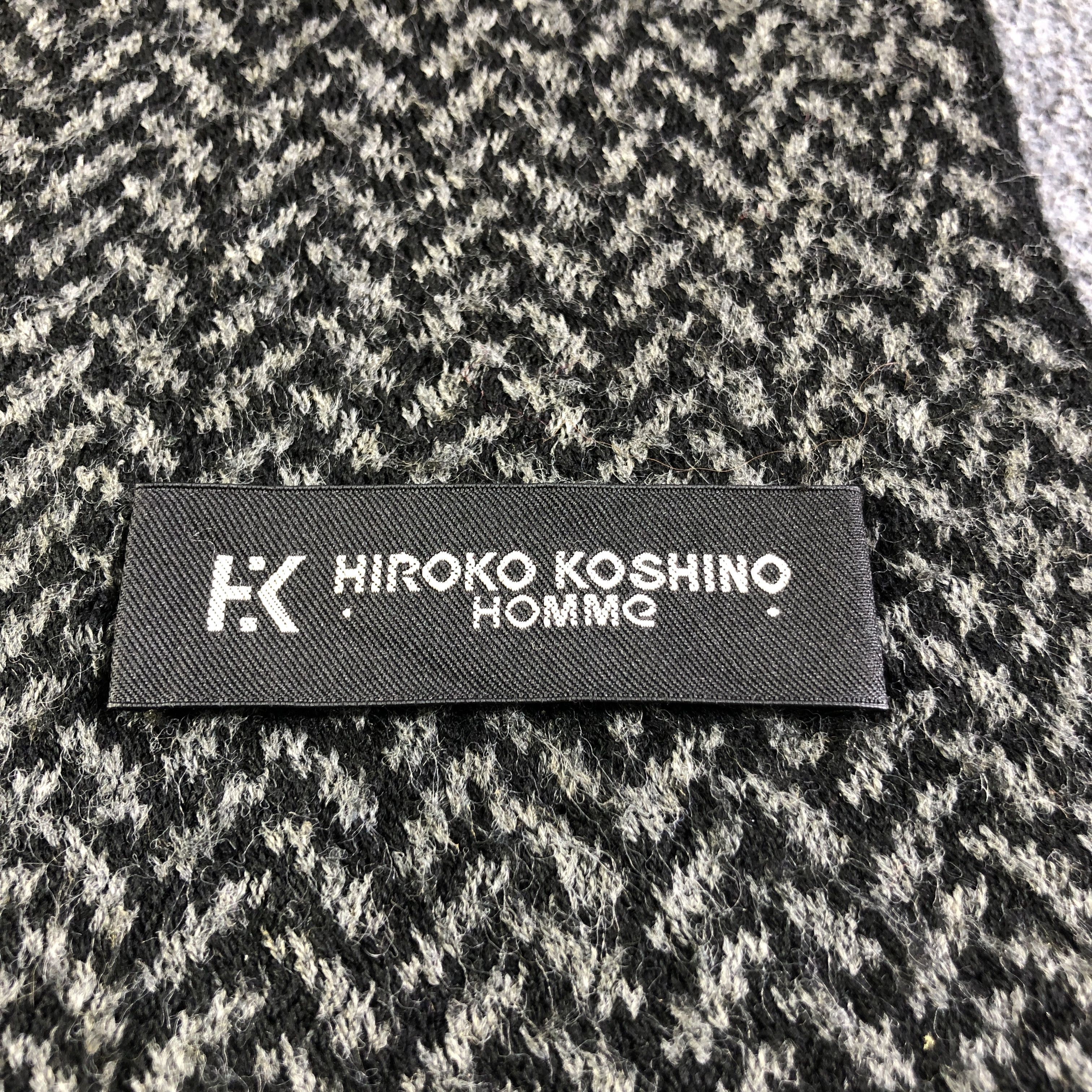 Hiroko Koshino Homme Hiroko Koshino Wool Scarf Muffler Neckwear V2745 Size ONE SIZE - 4 Thumbnail