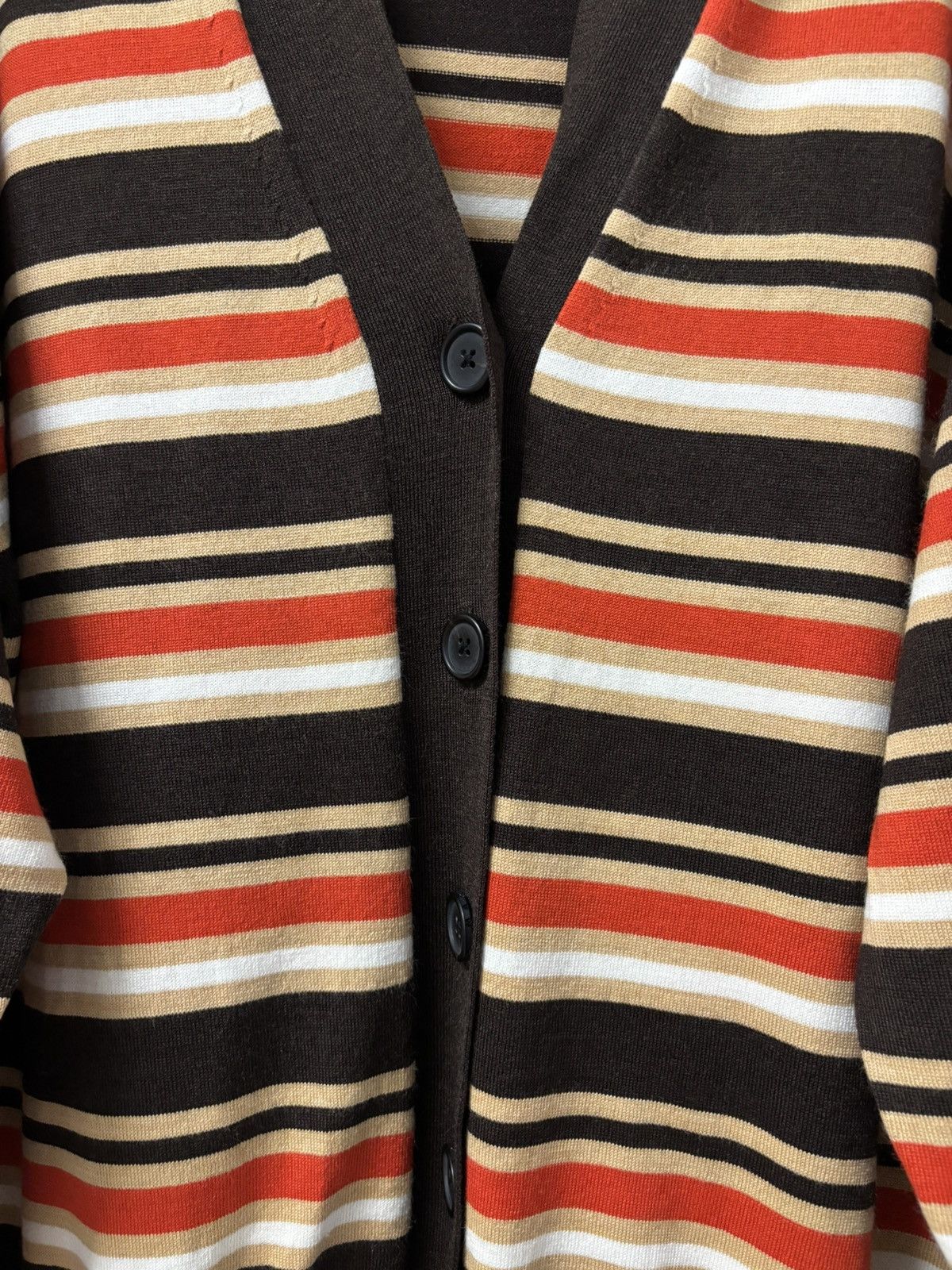 Marni Marni x uniqlo striped cardigan oversize japan fashion Size US L / EU 52-54 / 3 - 2 Thumbnail