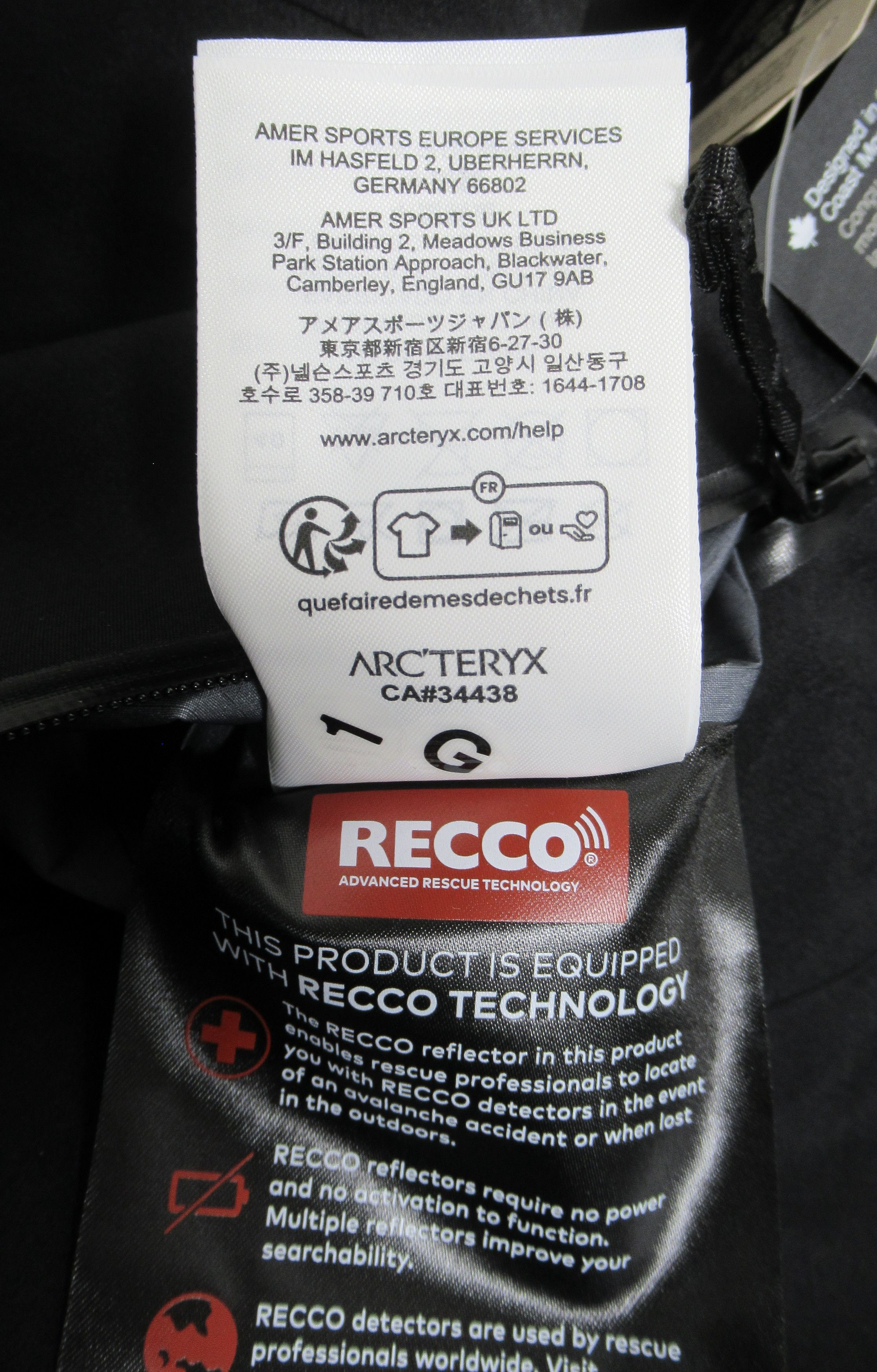 Arc'teryx Arc'teryx Men's Rush Bib Pant Black Size L Size US 39 - 11 Thumbnail