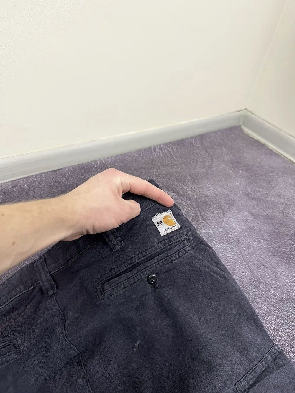 Carhartt Vintage Carhartt Cargo USA Flame Resistant Opium Work Pants Size US 32 / EU 48 - 11 Thumbnail