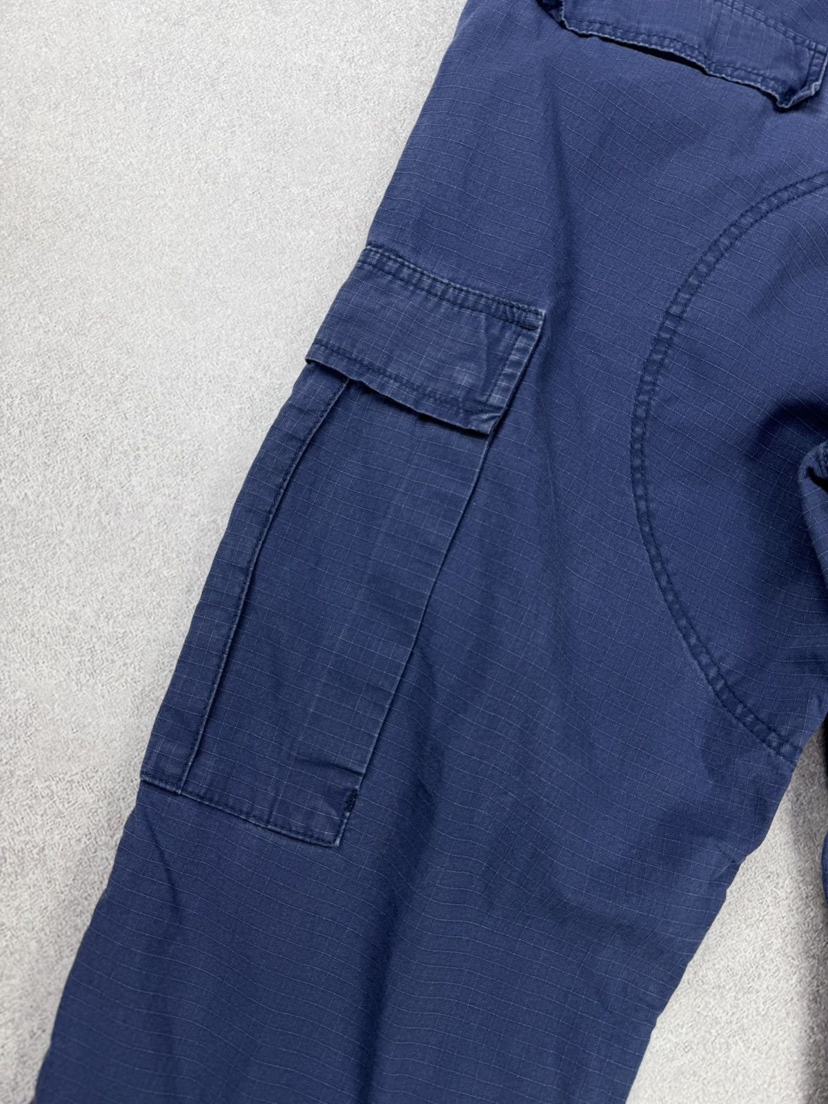 Carhartt Carhartt Blue Regular Cargo Pants Size 31x30 Size US 31 - 10 Thumbnail