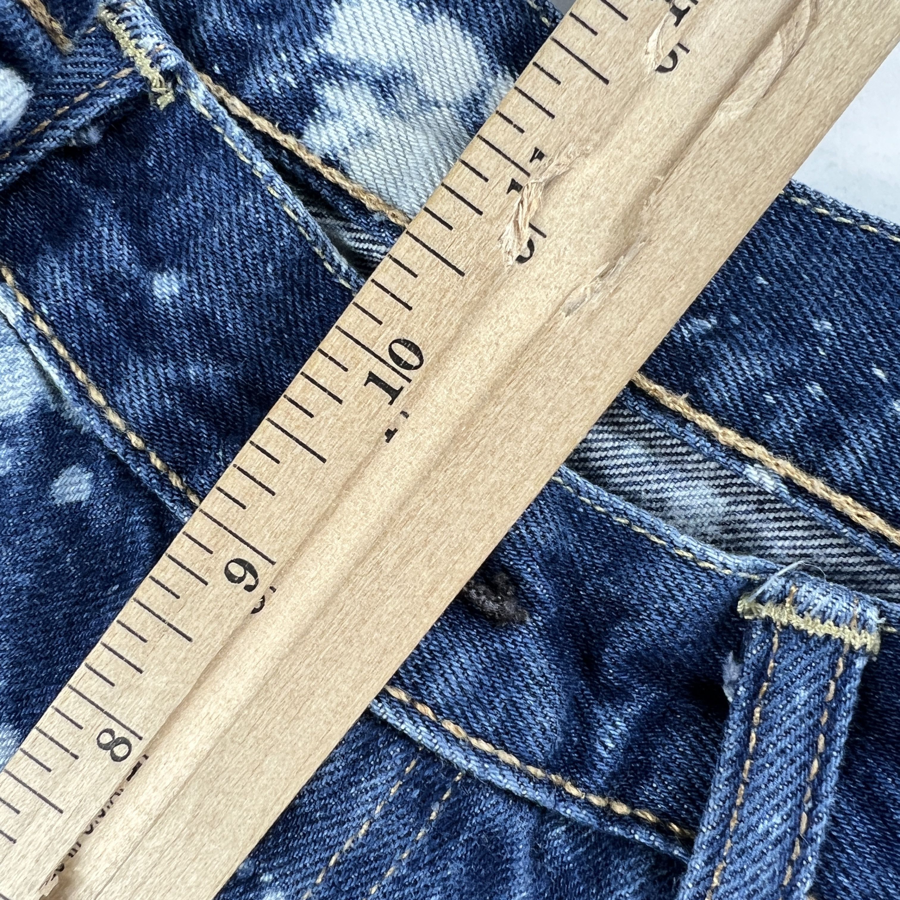 Levi's Levi's Jeans Men 541 Athletic Tapered Blue Bleached Denim Size US 33 - 24 Thumbnail
