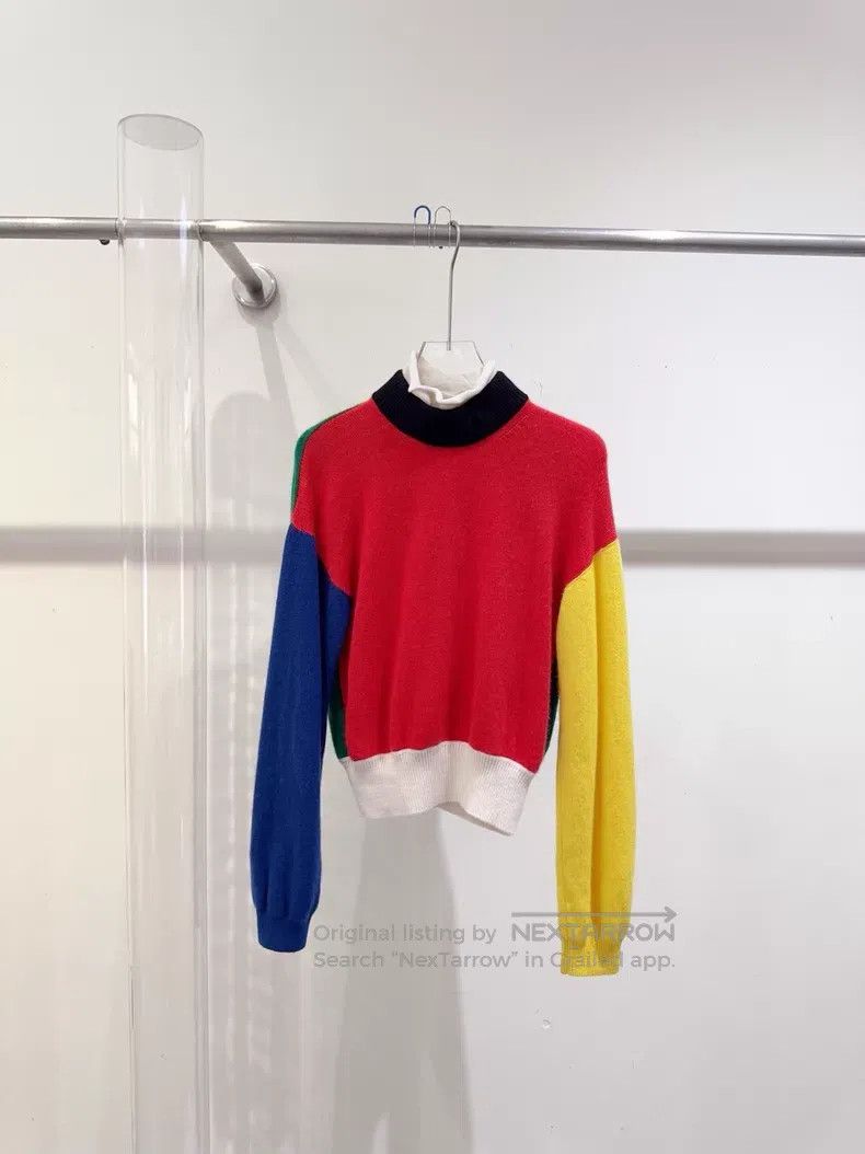 Hermes Hermes Color block sweater Size XXS / US 00 / IT 34 - 1 Thumbnail