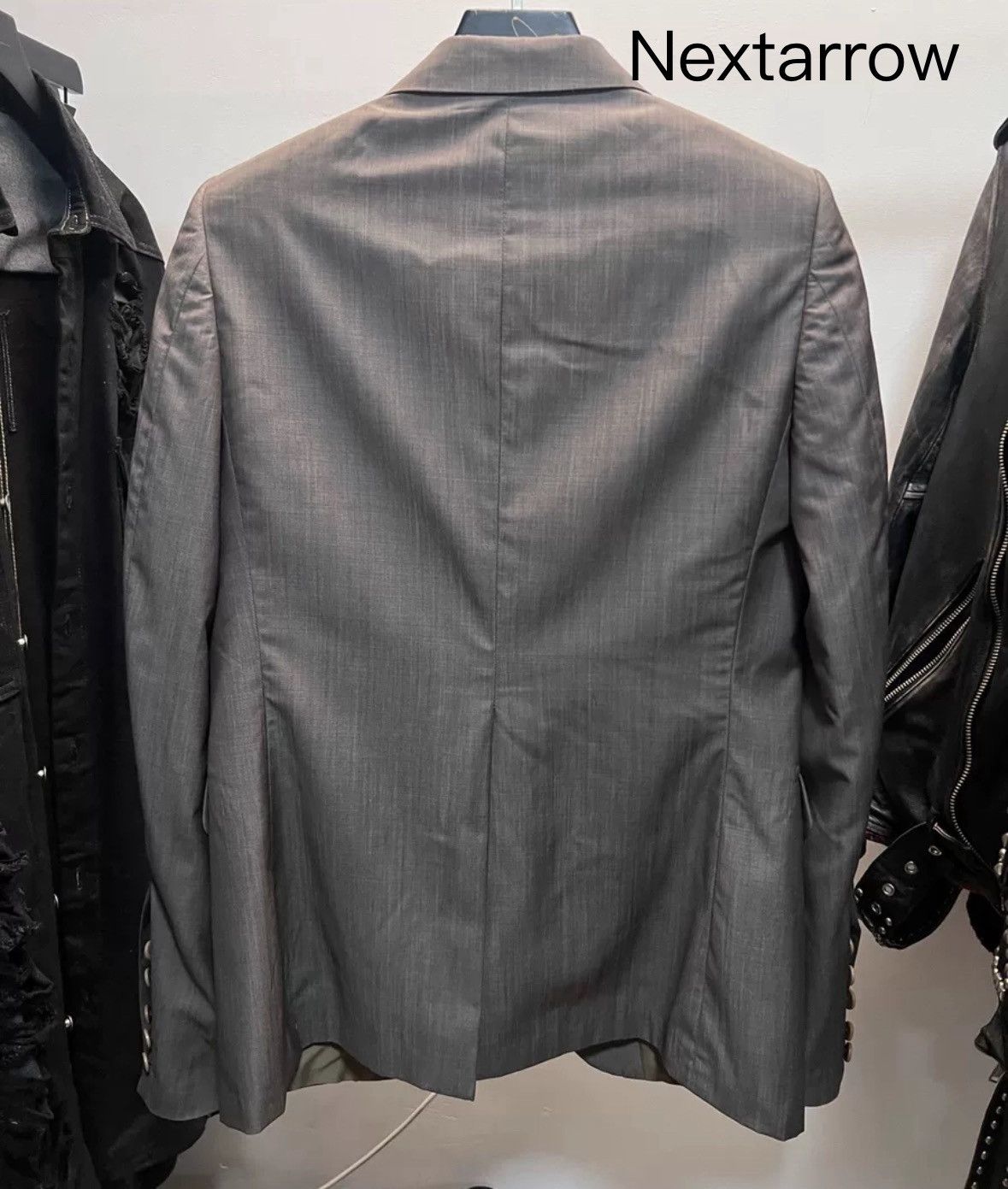Rick Owens Rick Owens grey slim fit suit jacket2412-Nextarrow Size US XS / EU 42 / 0 - 2 Thumbnail