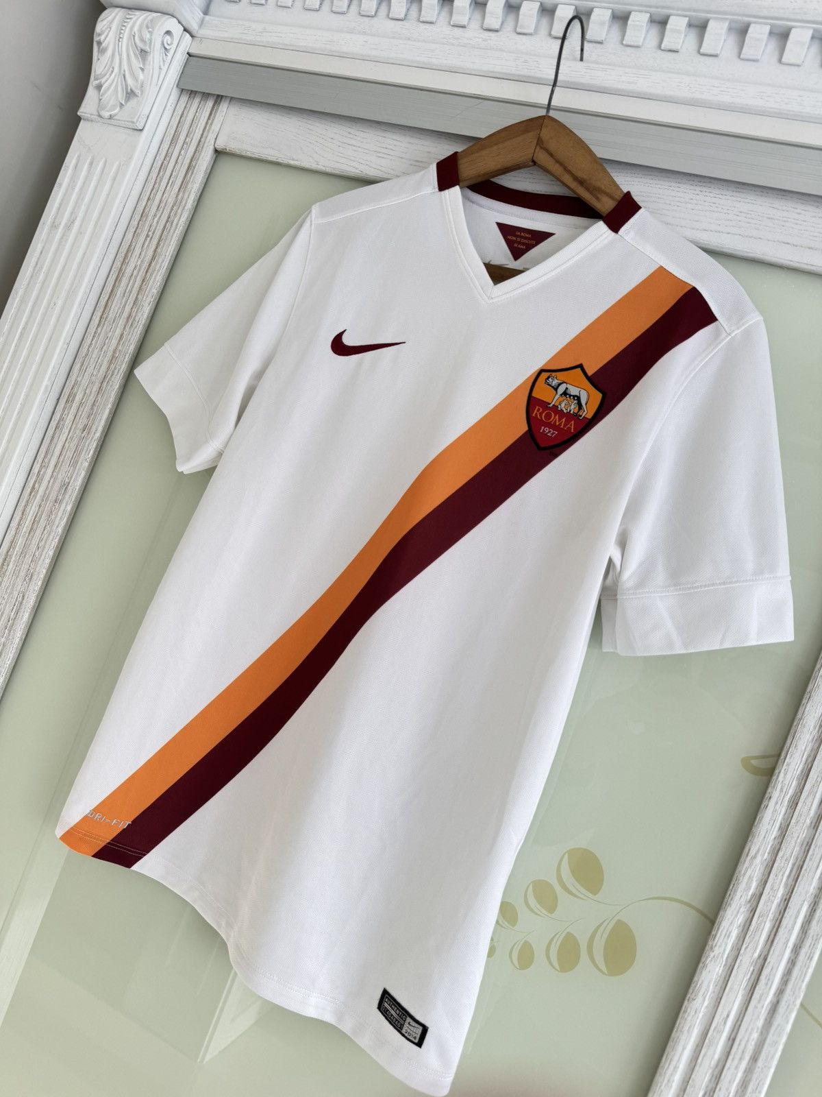 Nike Roma 2014-2015 Away Soccer Jersey Football Kit Shirt Size US S / EU 44-46 / 1 - 3 Thumbnail