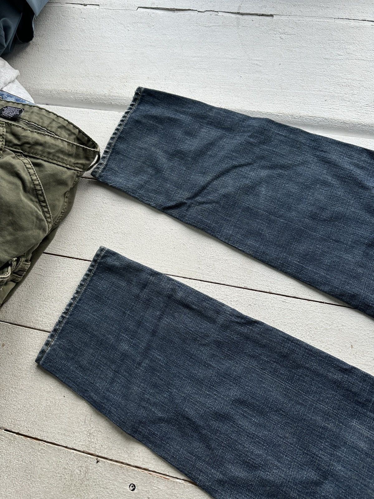 Hugo Boss 🚨 VNTG HUGO BOSS BLUE WASHED RARE MEN DENIM JEANS LUXURY Size US 32 / EU 48 - 12 Thumbnail