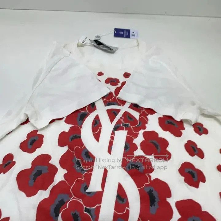 Saint Laurent Paris Saint Laurent Casual Floral Print Short Sleeve T-Shirt. Size US S / EU 44-46 / 1 - 8 Thumbnail