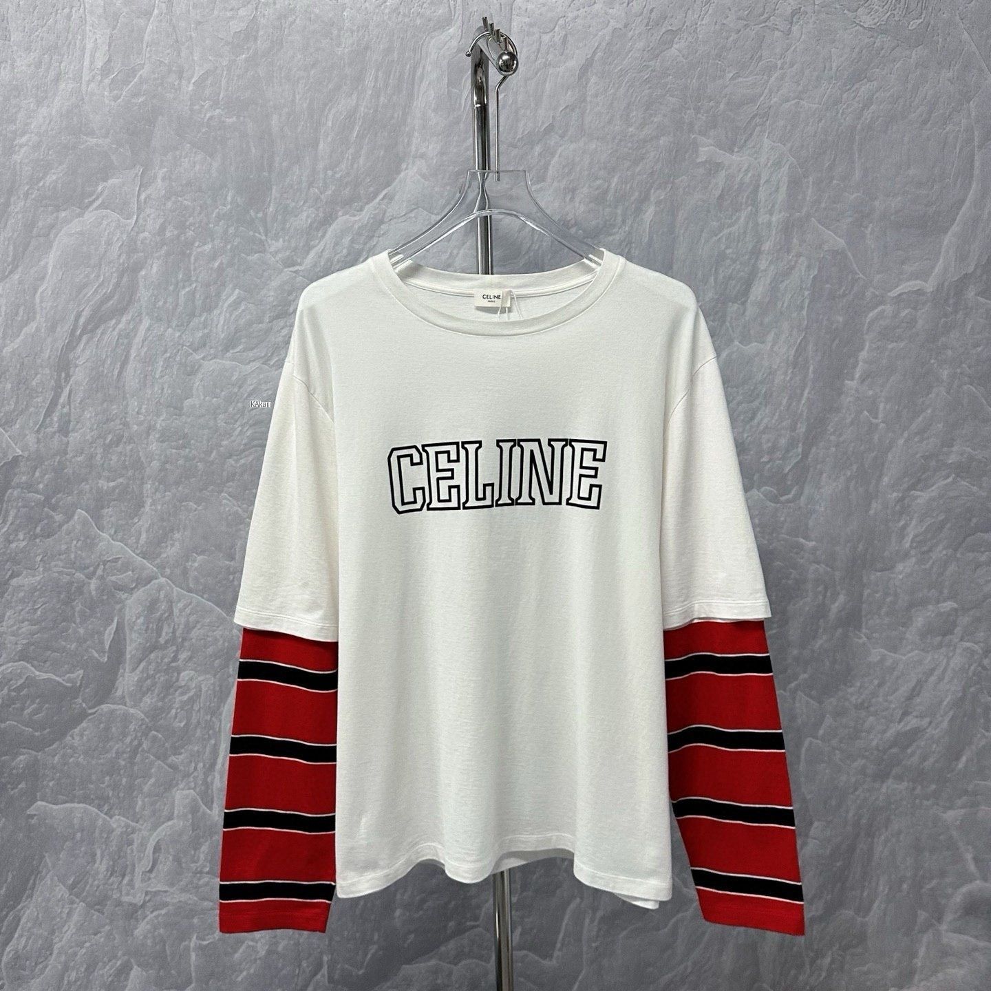 Celine Celine Printed Stripe Two-Piece Longsleeve Size US L / EU 52-54 / 3 - 1 Thumbnail
