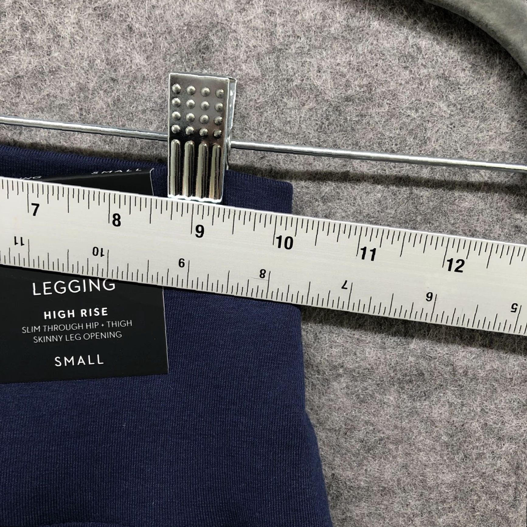 Vintage NWT Simply Vera Vera Want High Rise Leggings Womens S Blue Live-In Thick Cotton Size 28" / US 6 / IT 42 - 7 Thumbnail