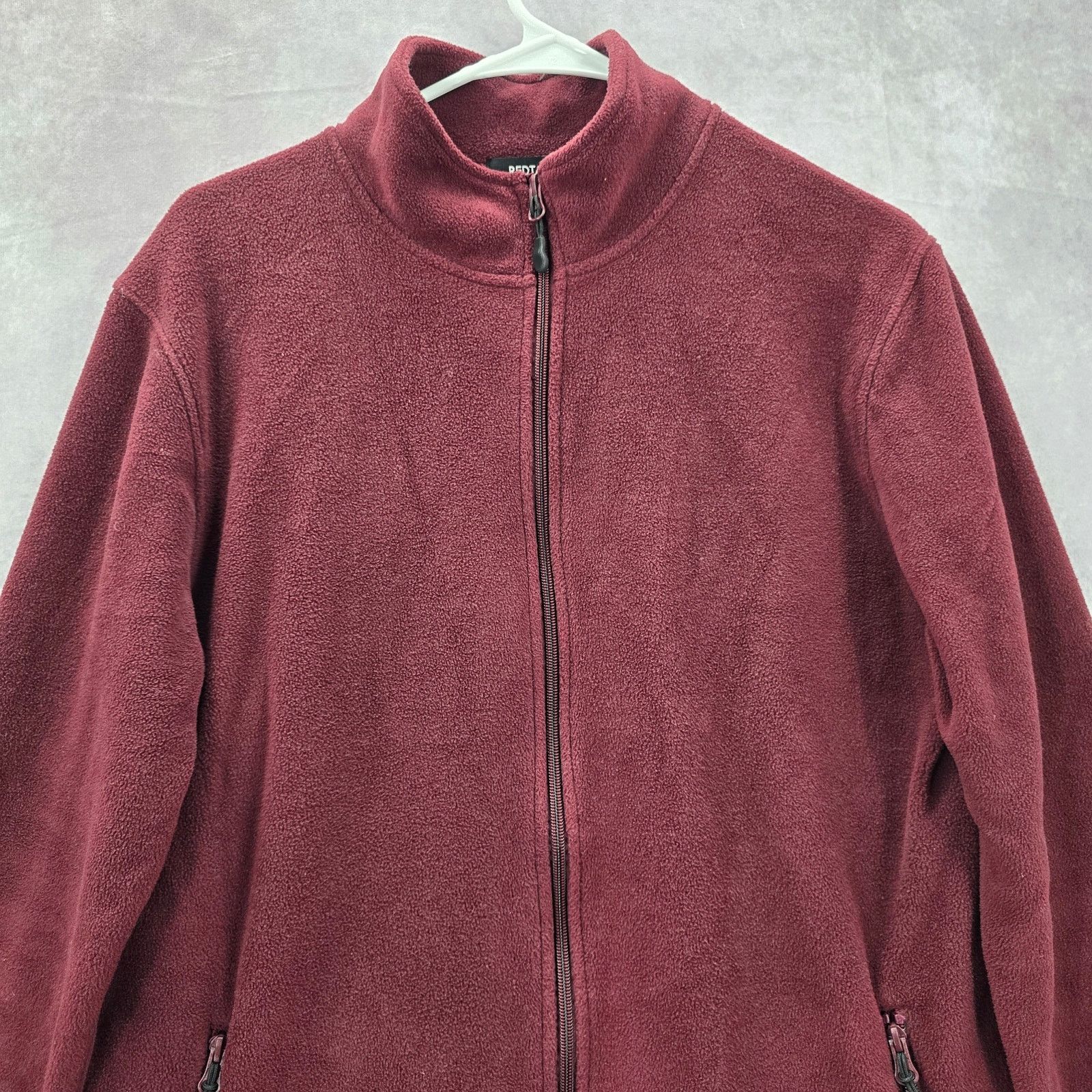 Other Redtag Red Zip Fleece Coat Jacket Mens Long Sleeve Large Size US L / EU 52-54 / 3 - 3 Thumbnail