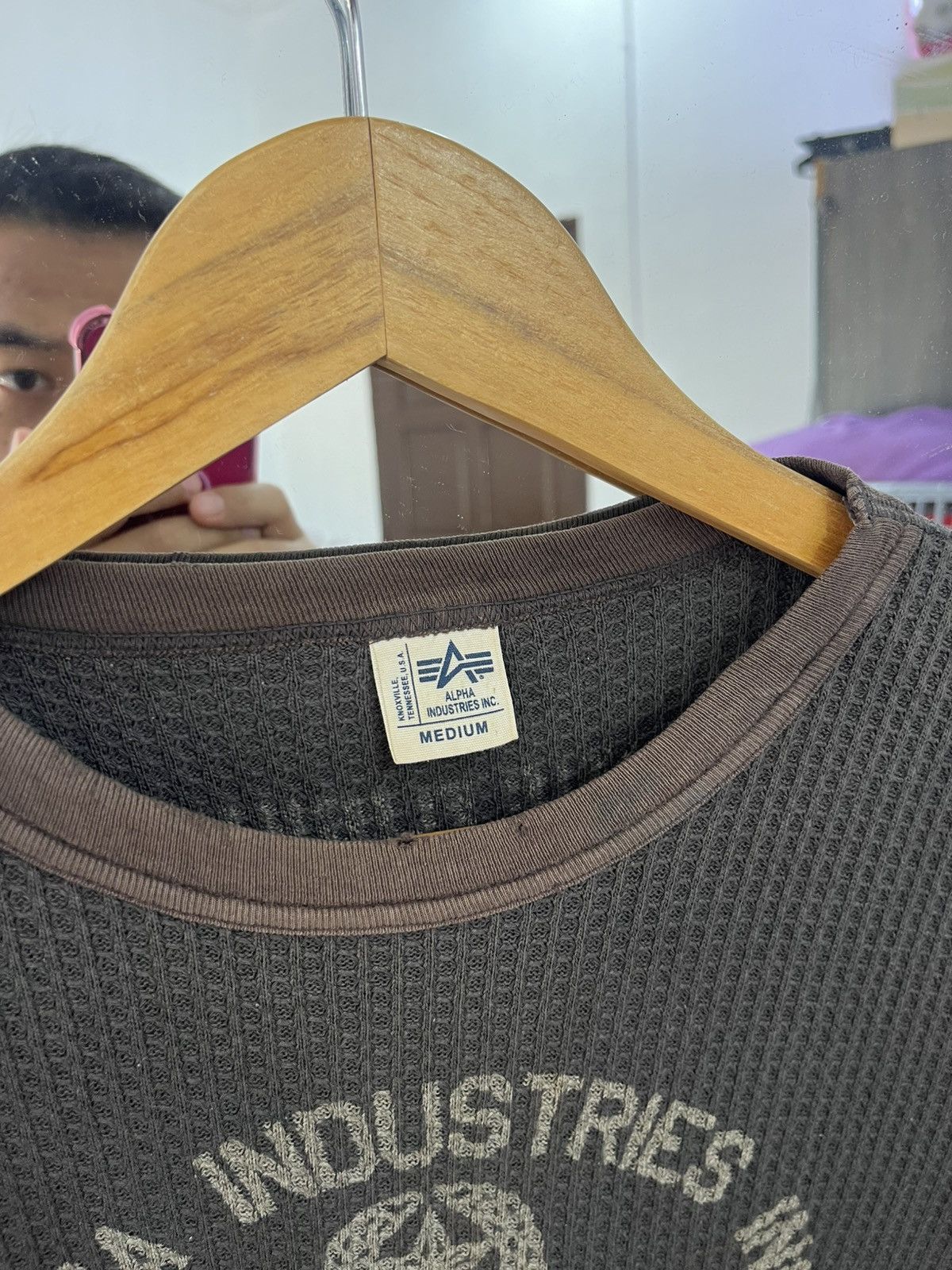 Alpha Industries Alpha Industries Paratrooper Waffle Shirt Japan Size US S / EU 44-46 / 1 - 6 Thumbnail