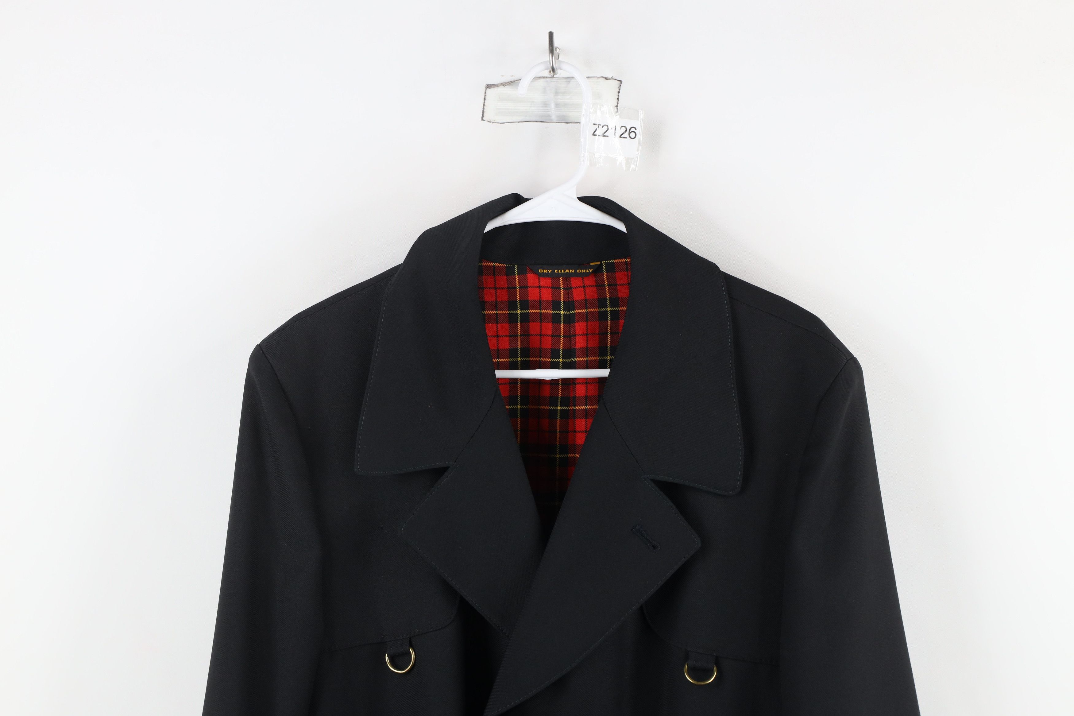 Vintage Vintage 90s Streetwear Blend Belted Trench Coat Jacket Black Size US L / EU 52-54 / 3 - 2 Thumbnail
