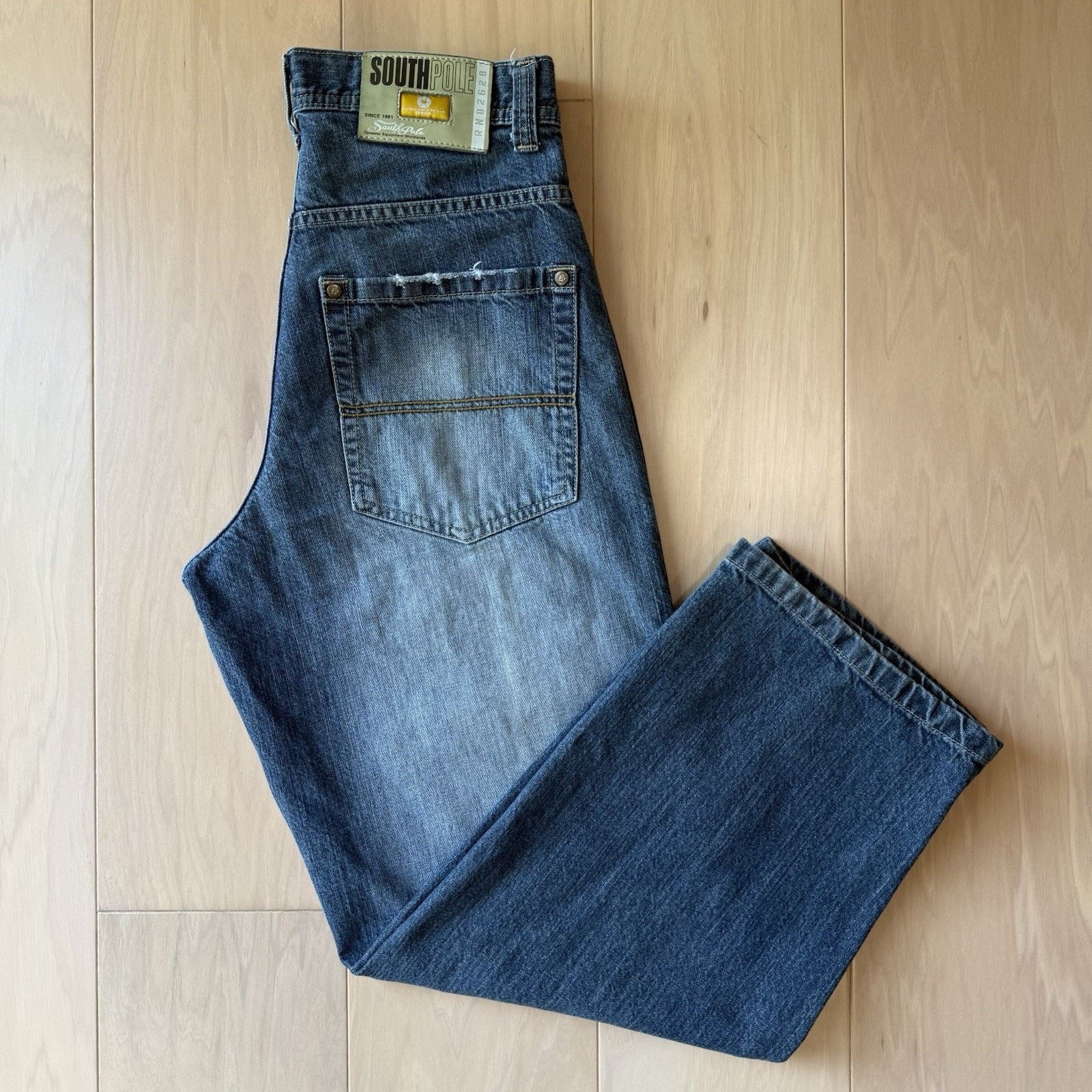 Southpole × Vintage Vintage Southpole Jeans 30 Blue Y2K Baggy Denim Skater Punk Size US 30 / EU 46 - 2 Thumbnail