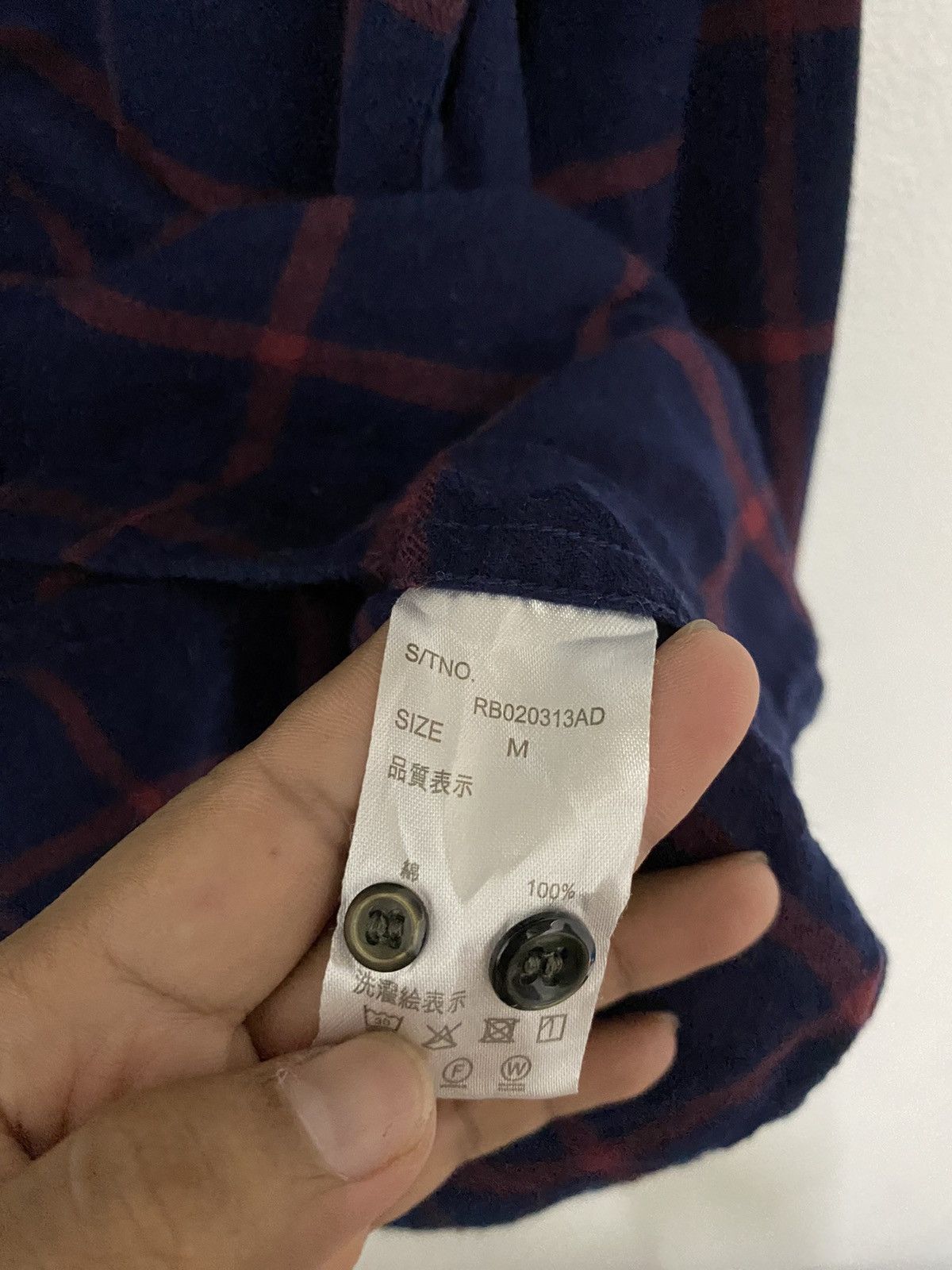 Japanese Brand × RAGEBLUE Rageblue Plaid Tartan Flannel shirt Size US M / EU 48-50 / 2 - 5 Thumbnail