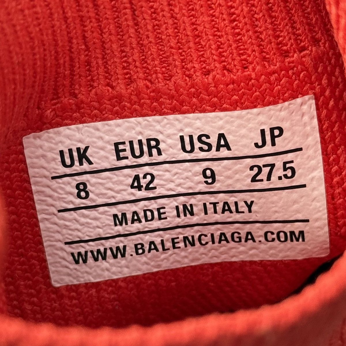 Balenciaga Balenciaga Speed 2.0 Trainer Red Size US 9 / EU 42 - 7 Thumbnail