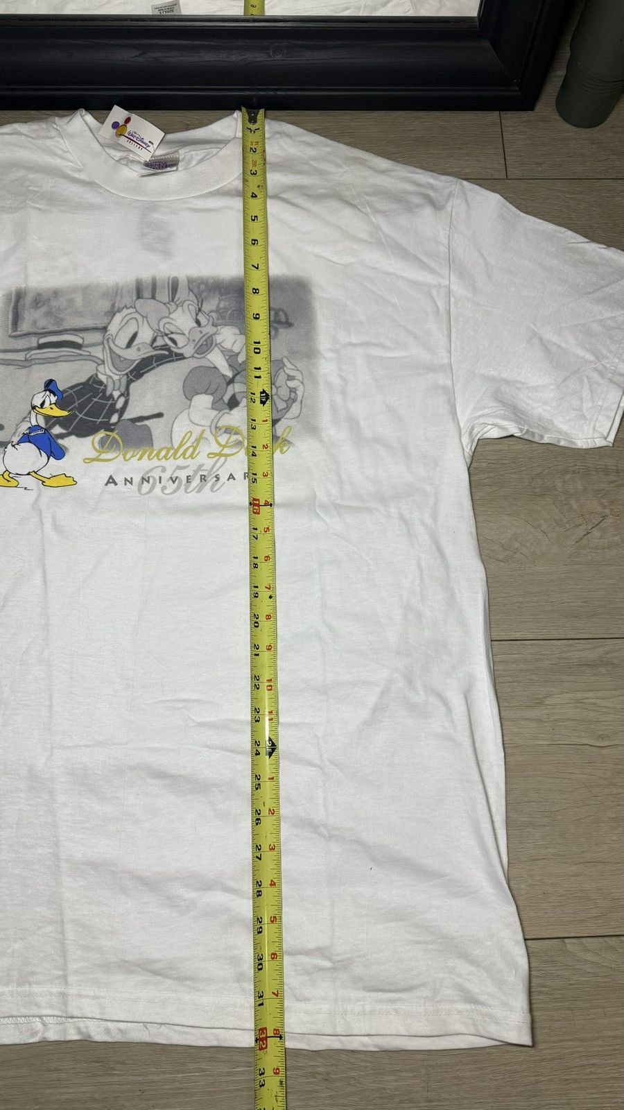 Disney NWT Vintage 1990s Disney Donald Duck 65th Anniversary Shirt Size US XL / EU 56 / 4 - 4 Thumbnail