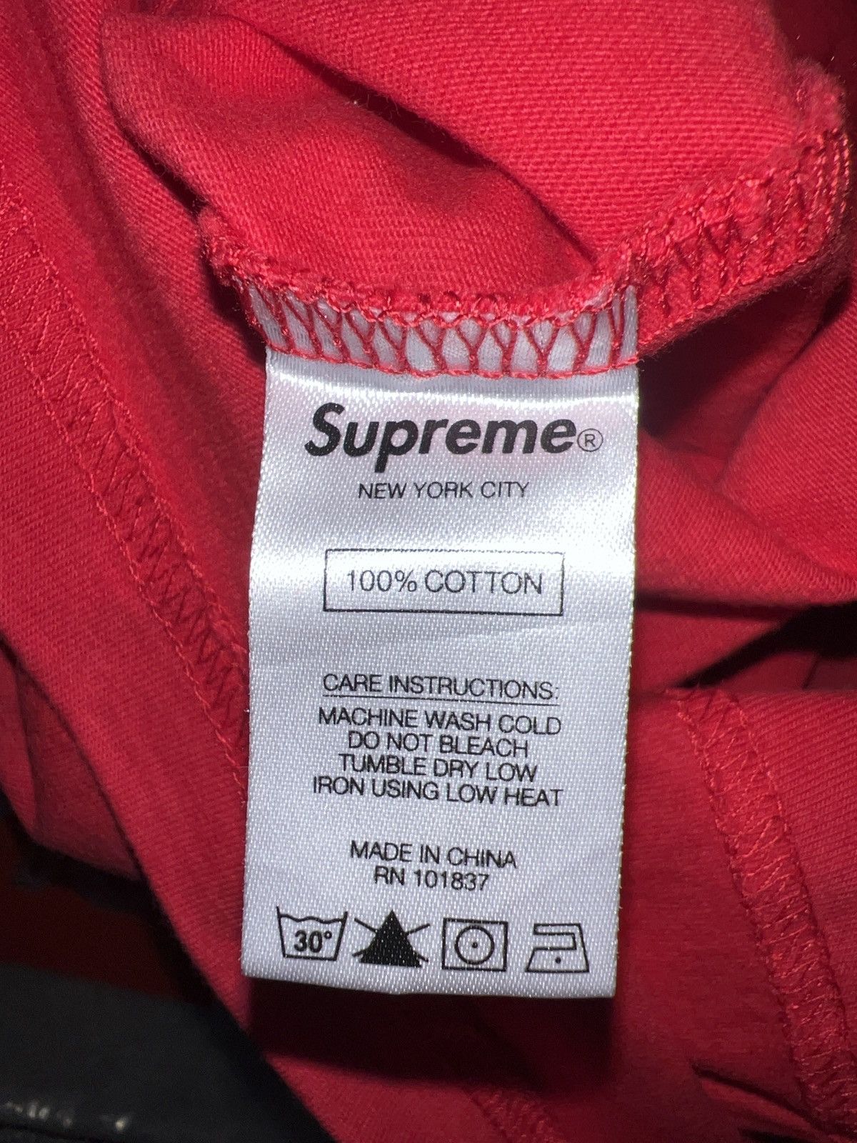 Supreme Supreme Arc Applique S/S S/S Top Size US M / EU 48-50 / 2 - 4 Thumbnail