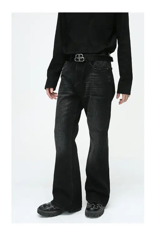 VIBE Simple bootcut loose washed jeans Size US 32 / EU 48 - 2 Thumbnail
