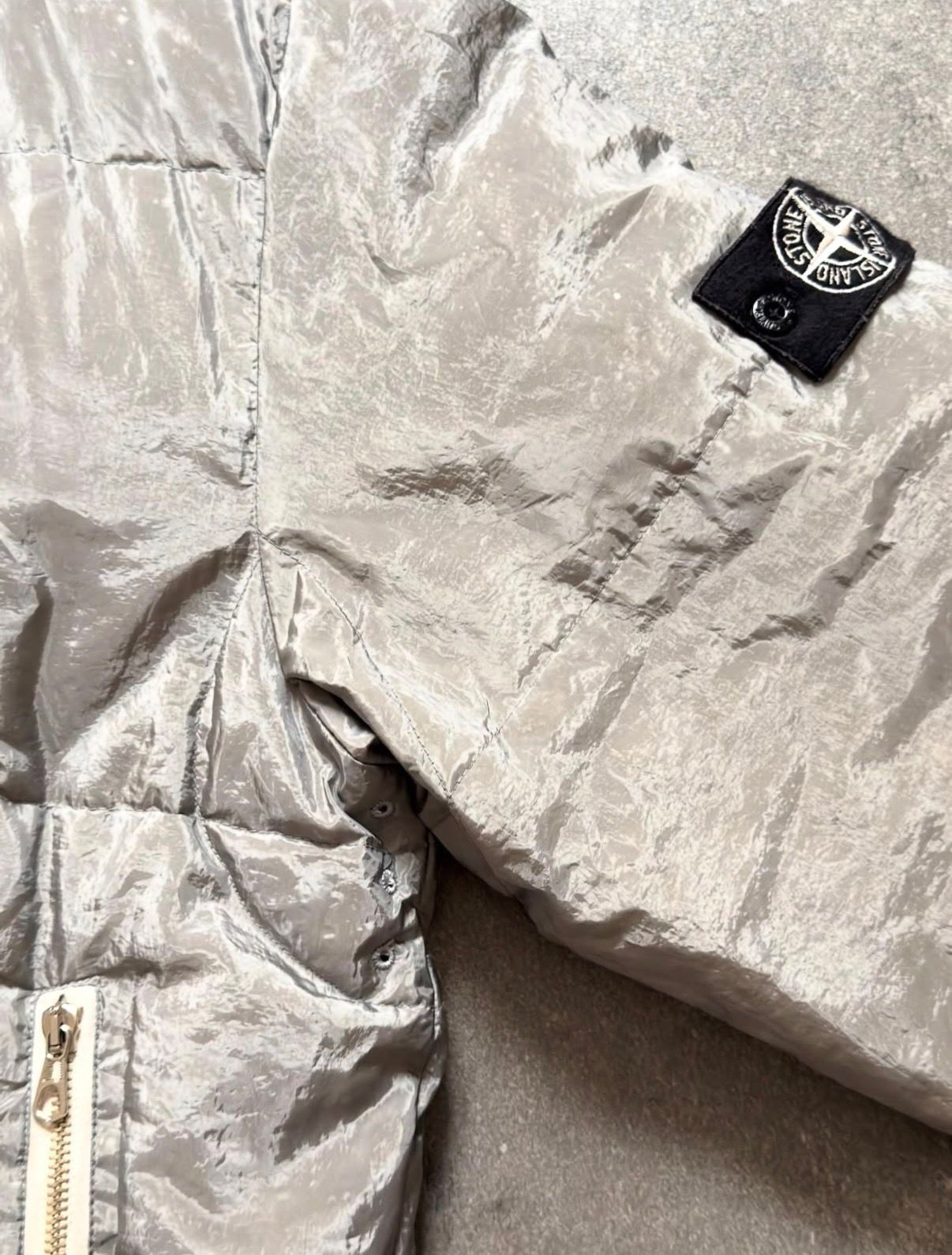 Stone Island Stone Island AW00 Raso Pure Metal Shell Jacket Size US XL / EU 56 / 4 - 7 Thumbnail