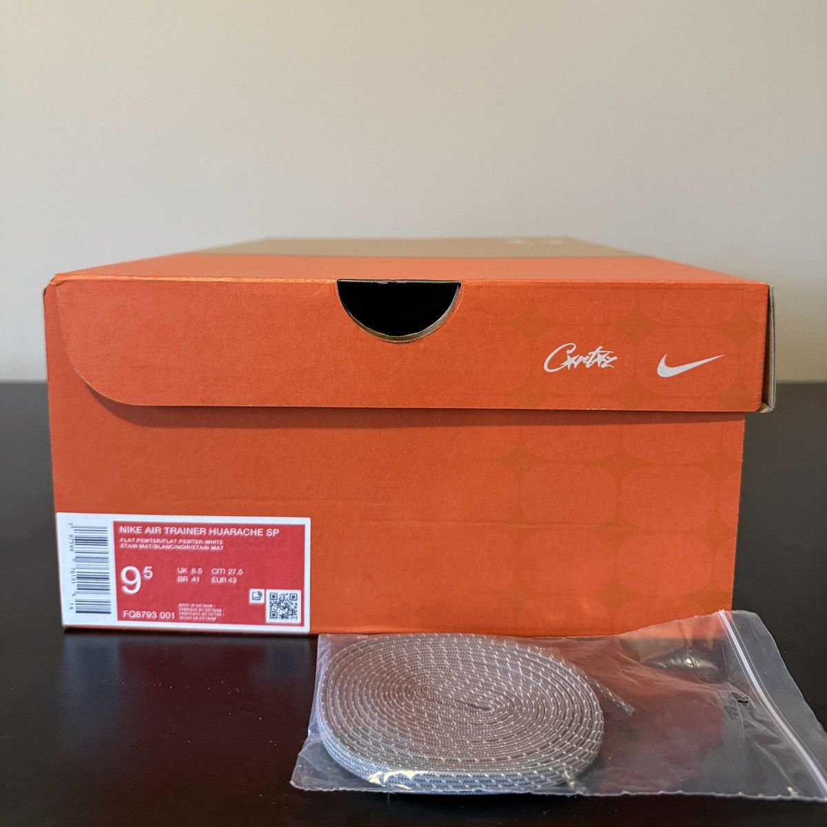 Corteiz × Nike Nike x Corteiz Air Trainer Huarache “Gully Grey” Sz 9.5 Size US 9.5 / EU 42-43 - 10 Thumbnail