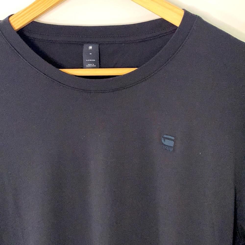 Designer G-Star RAW - Solid logo Crew SS Tee Size US M / EU 48-50 / 2 - 1 Thumbnail