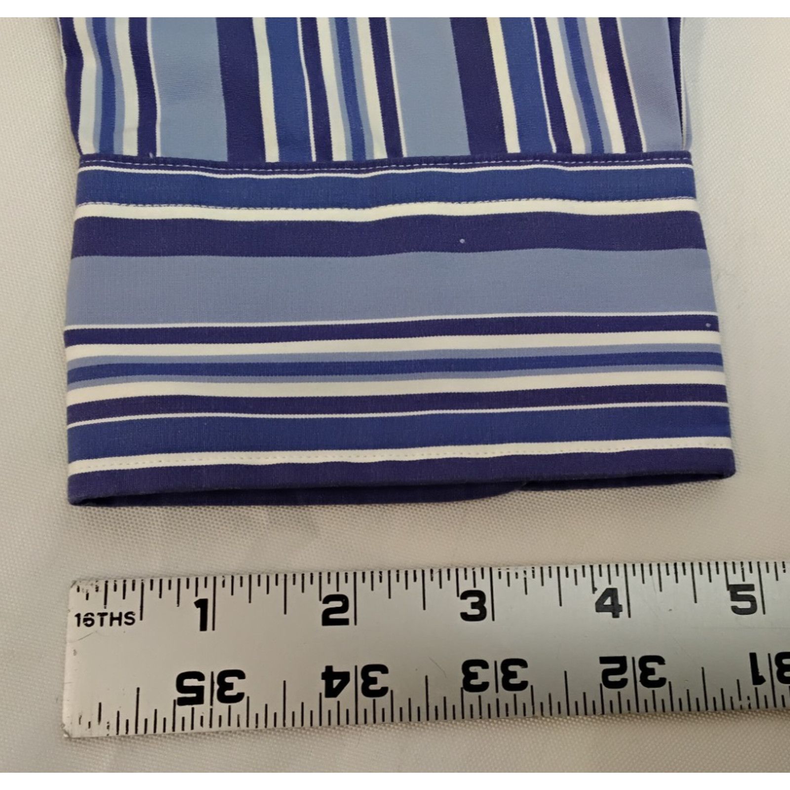 Polo Ralph Lauren Polo Ralph Lauren Dress Shirt Men L Blue Striped VTG 90s NWT Size US L / EU 52-54 / 3 - 15 Thumbnail