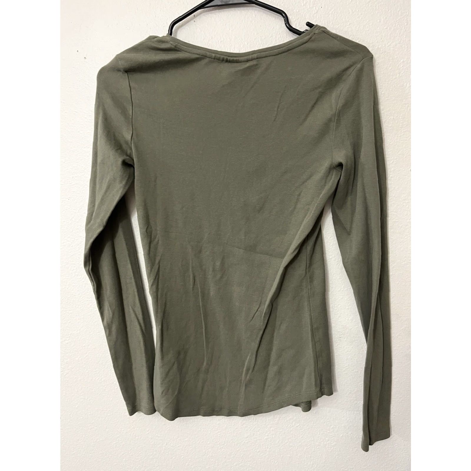 H&M H&M L.o.g.g. Womens Pullover Long Sleeve Crew Neck Medium Green Size M / US 6-8 / IT 42-44 - 3 Thumbnail