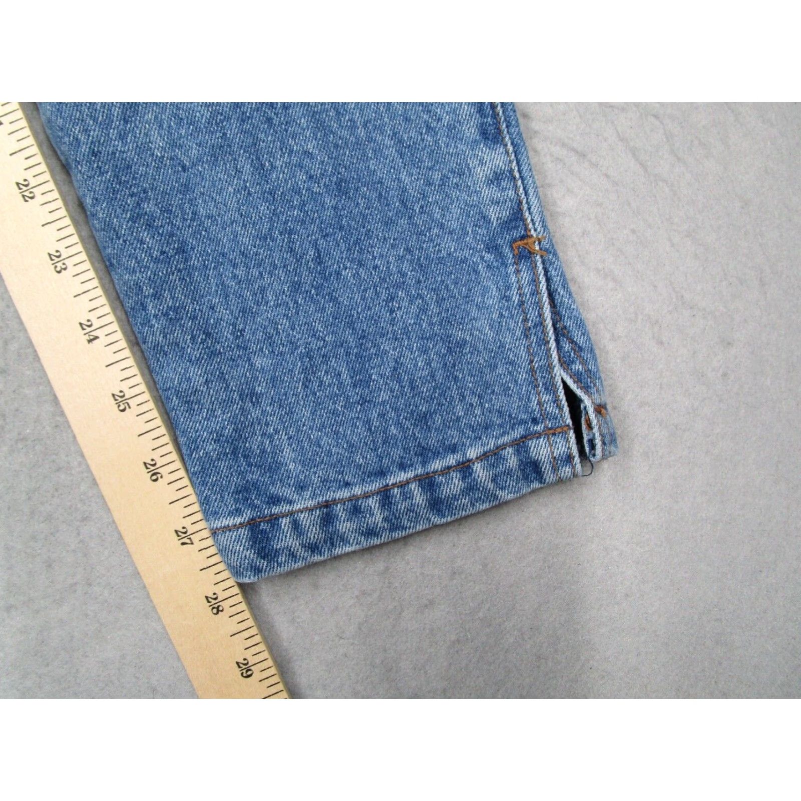 Gap VINTAGE Gap High Rise Tapered Jeans Womens 24x28 Blue Cotton 90s Size 27" / US 4 / IT 40 - 7 Thumbnail