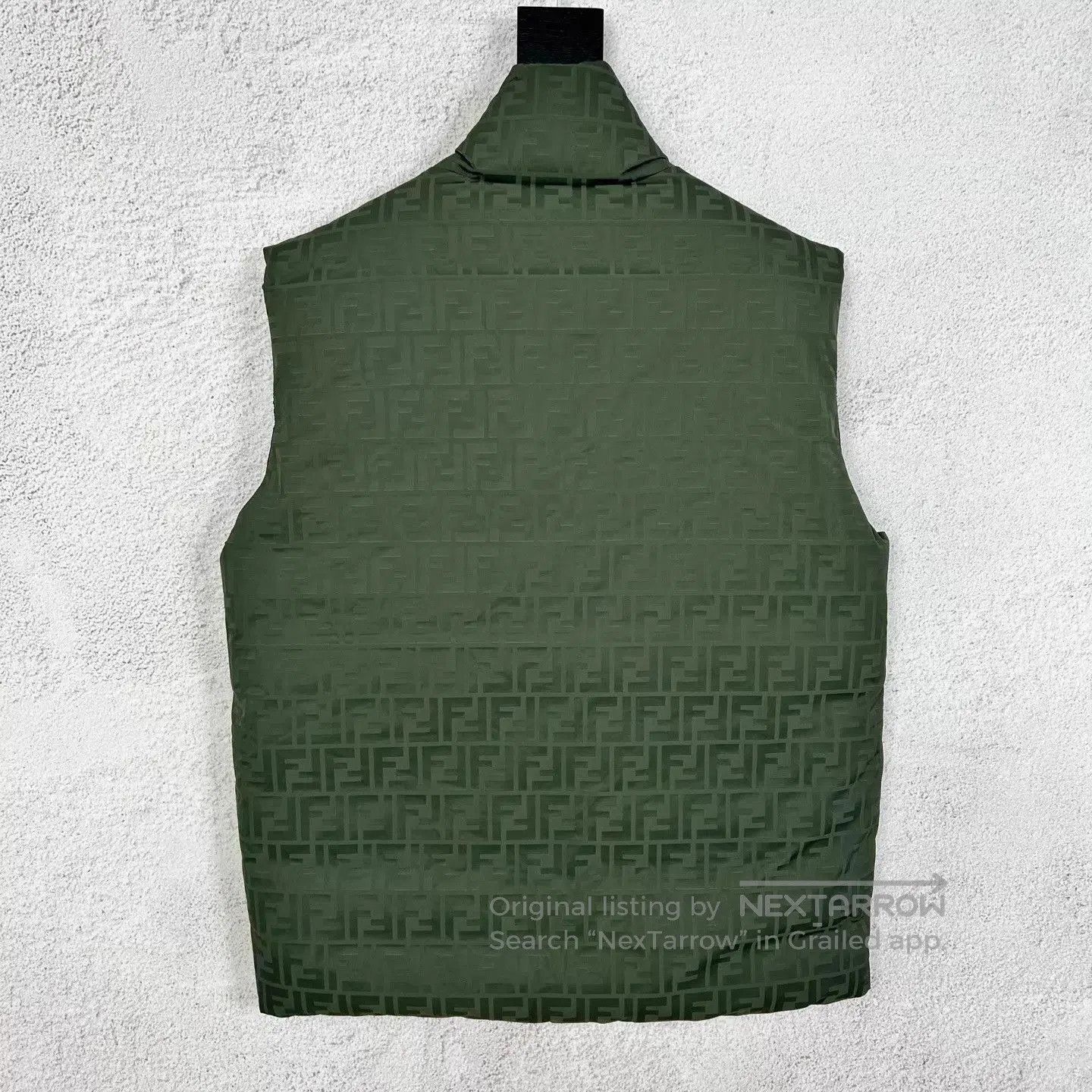 Fendi Multi Pattern Zip-Front Puffer Vest - Size S. Size US S / EU 44-46 / 1 - 7 Thumbnail