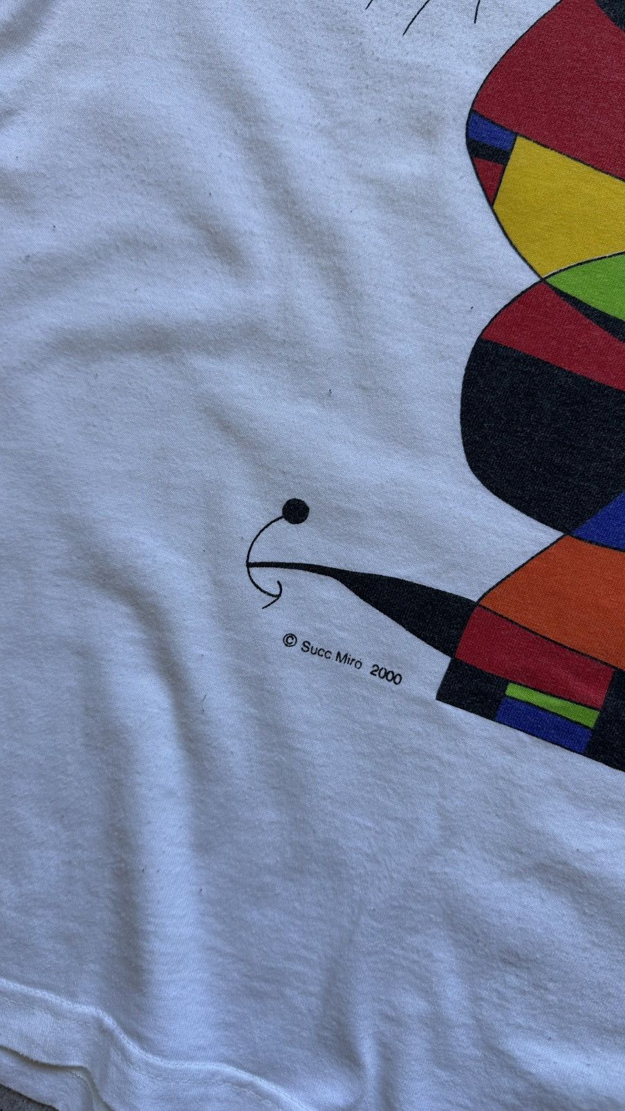 Japanese Brand × Vintage 2000 Joan Miro Surrealism Succ. Crew Neck Tee Size US XL / EU 56 / 4 - 4 Thumbnail