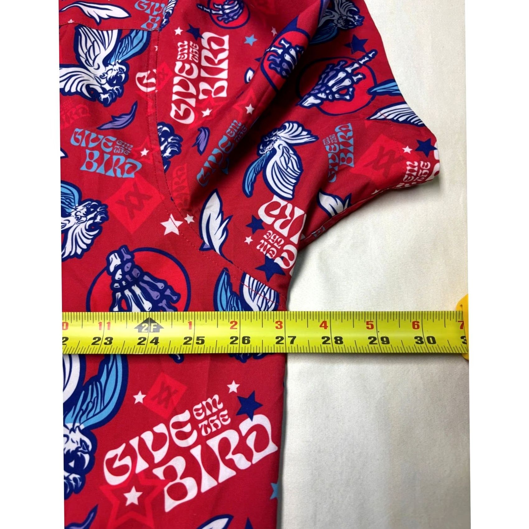 Vintage Dixxon Flannel Co Give Em The Bird Red Graphic Button Up Shirt Mens 2XL Size US XXL / EU 58 / 5 - 7 Thumbnail