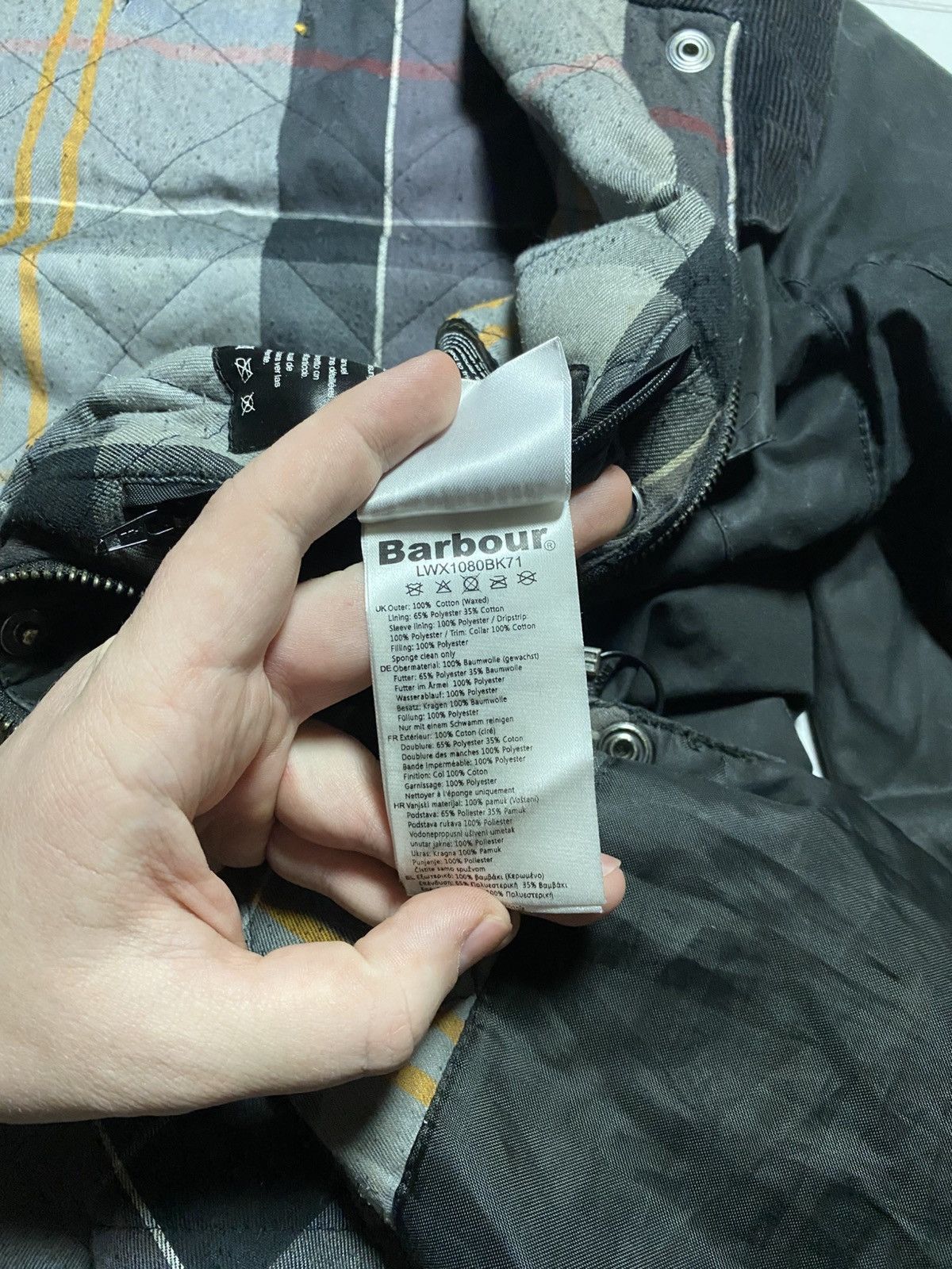 Barbour Vintage Barbour Cassley Waxed Jacket LWX1080BK71 Size XL / US 12-14 / IT 48-50 - 6 Thumbnail
