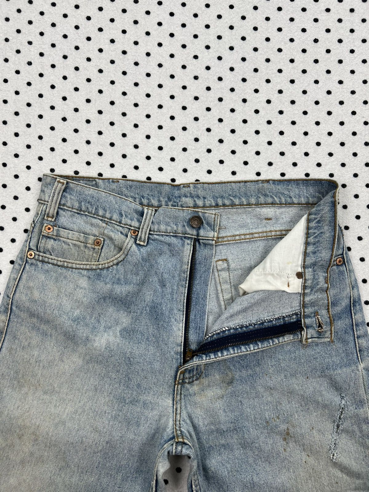 Levi's Vintage Levi’s 505 Dirty Distressed Jeans Size US 32 / EU 48 - 7 Thumbnail