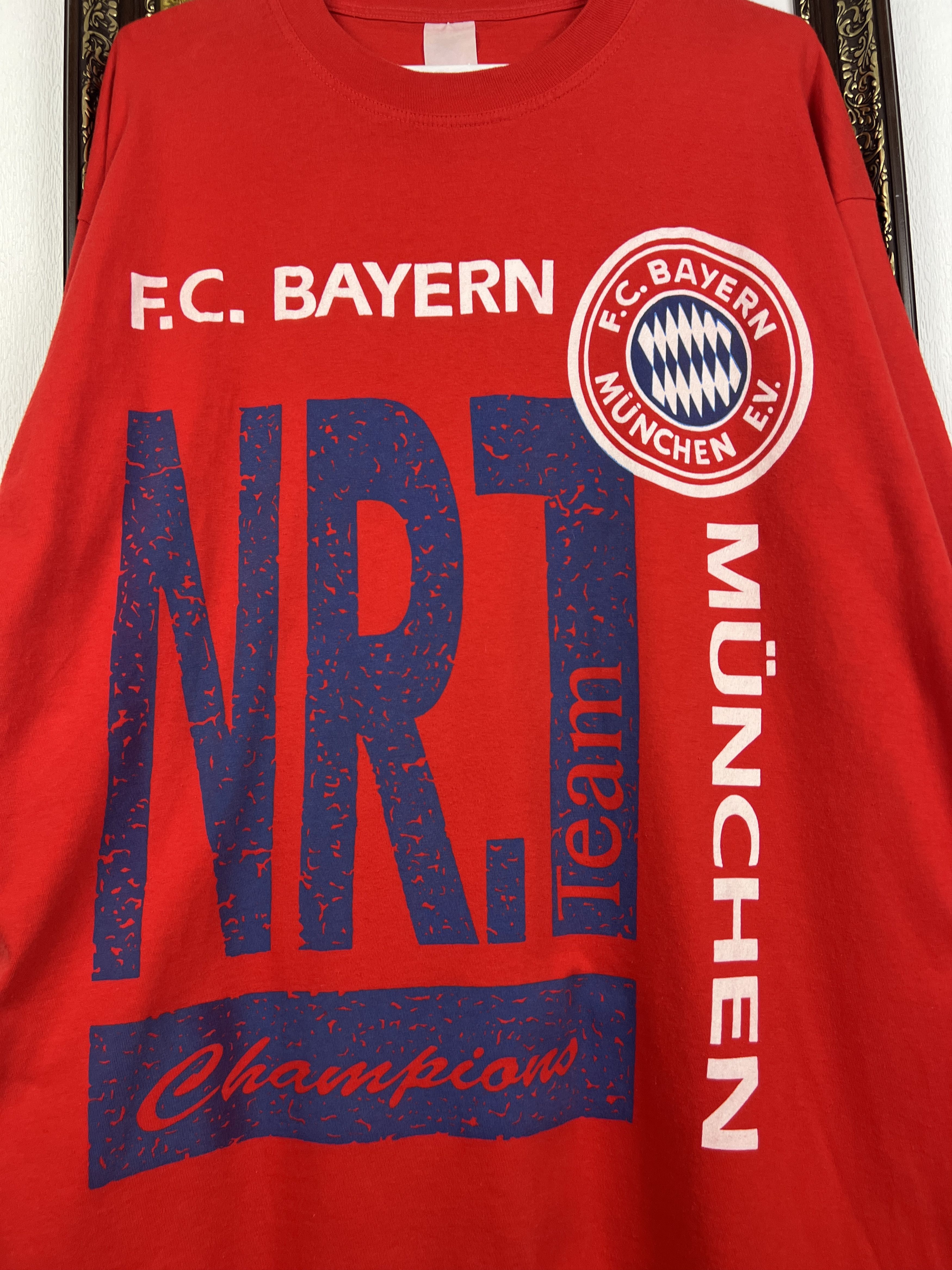 Adidas Bayern Munich Football Shirt Champions Print Soccer Jersey Size US XXL / EU 58 / 5 - 3 Thumbnail