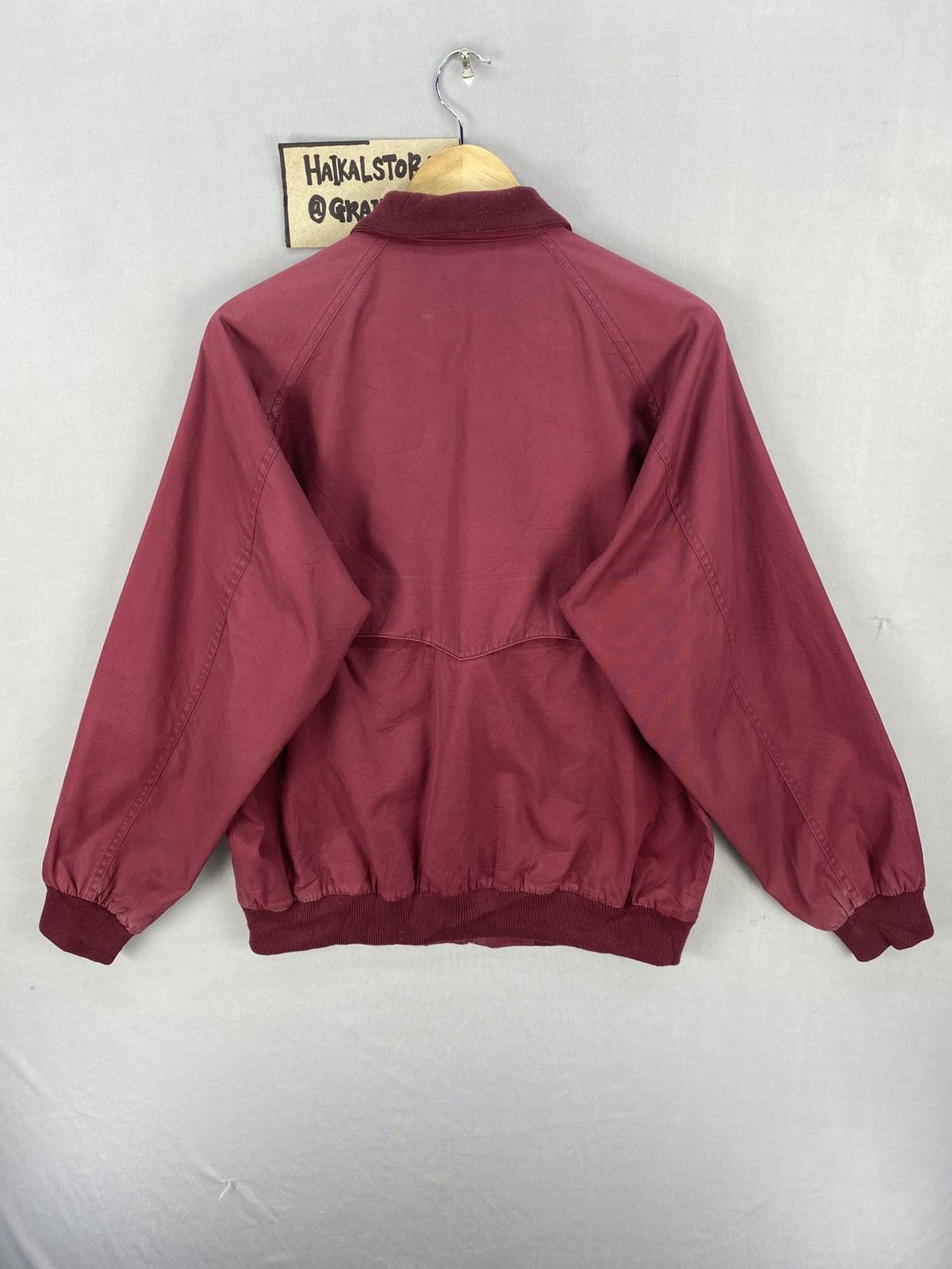 Japanese Brand Crocodile Bomber Style Jacket Maroon Colour Size US L / EU 52-54 / 3 - 4 Thumbnail