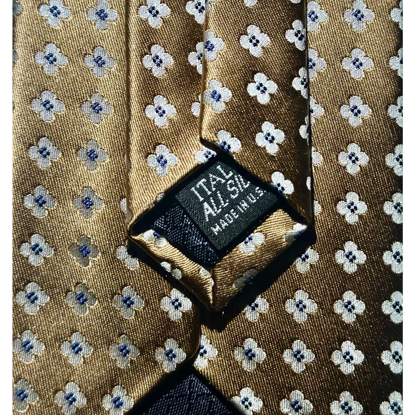 Other Vtg Silk Ties Bruno Rossi Italy Bardelli Roma Lattice Retro Size ONE SIZE - 5 Thumbnail