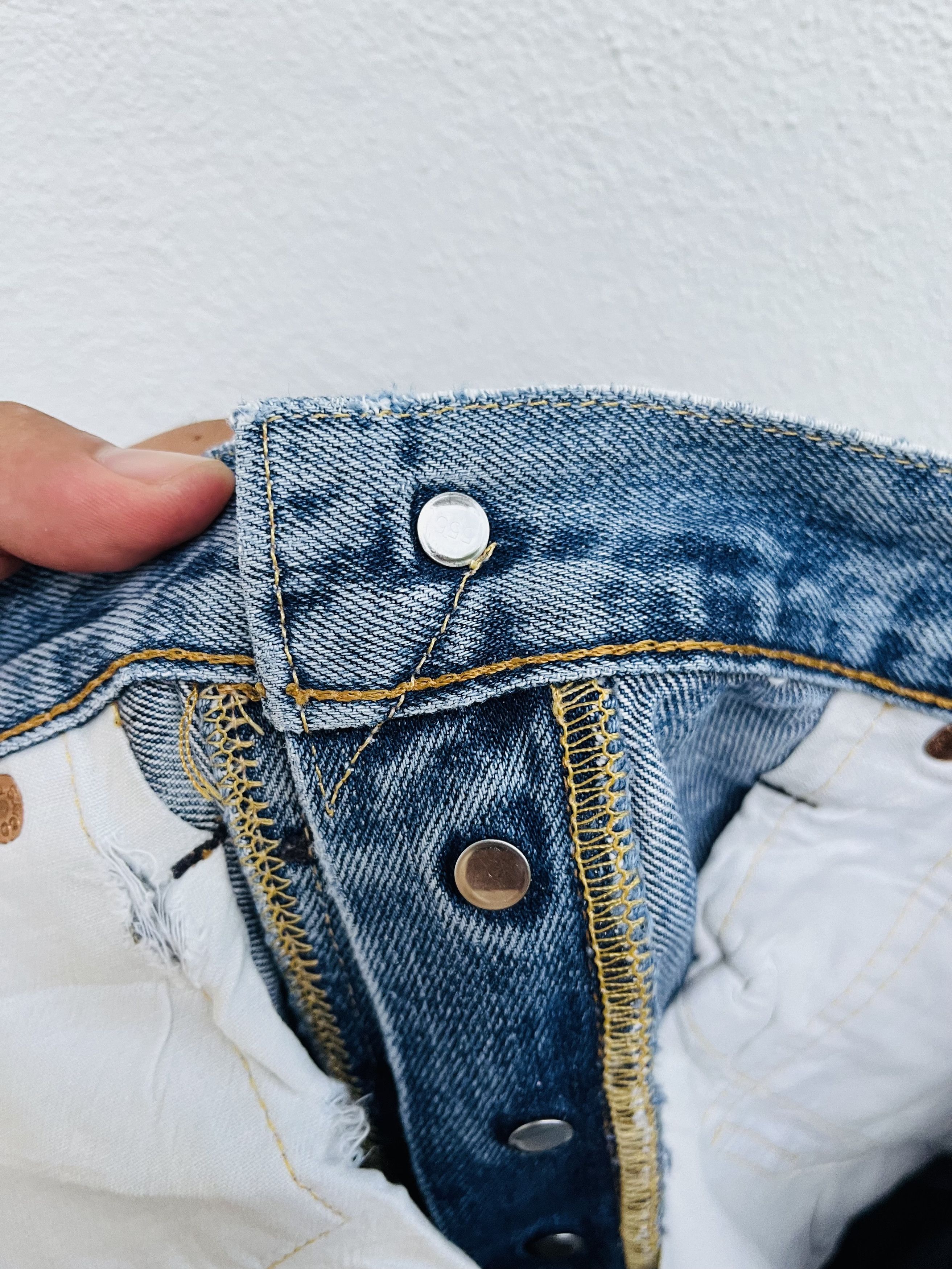 Levi's Vintage Clothing × Vintage Vintage 60s Levis Big E Distressed Fashion Style Size US 32 / EU 48 - 14 Thumbnail