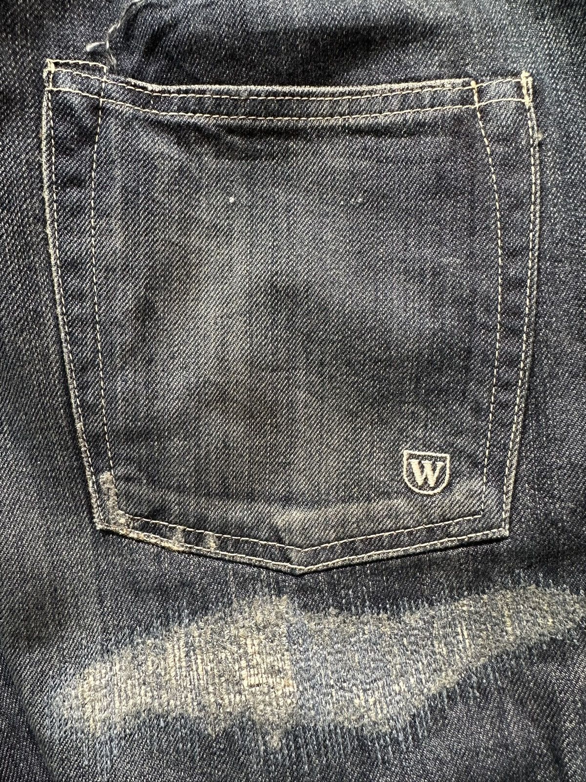 Wtaps 11SS - WTAPS '' Who Dares Wins '' trashed denim jeans Size US 32 / EU 48 - 24 Thumbnail