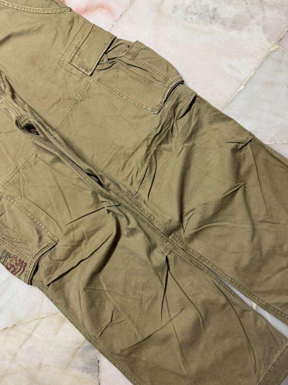 20471120 Baggy💥Vintage Abercrombie Tactical Cargo Big Pocket Distress Size US 32 / EU 48 - 8 Thumbnail