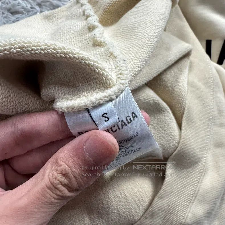 Balenciaga Balenciaga Back Logo Hoodie Size US S / EU 44-46 / 1 - 8 Thumbnail