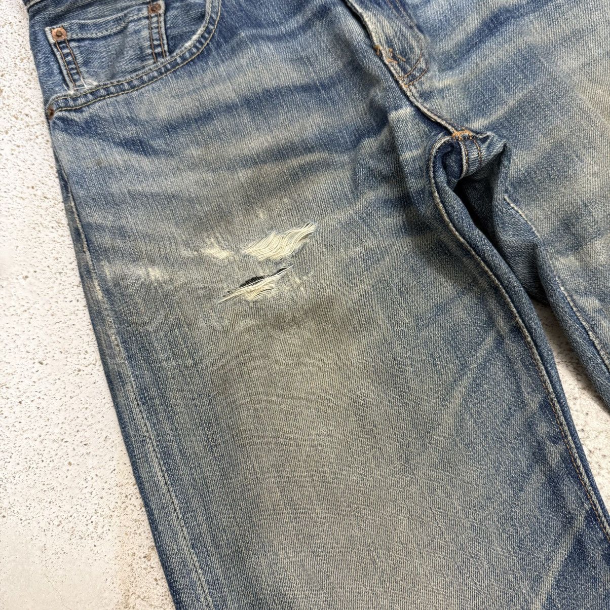 Levi's Y2K Levis 502 Muddy Distressed Denim Pants Size US 30 / EU 46 - 7 Thumbnail