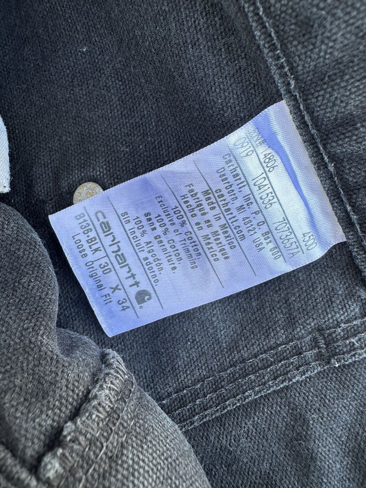 Carhartt × Vintage Vintage Carhartt Double Knee Work Pants – 30x34, Loose Fit Size US 30 / EU 46 - 6 Thumbnail